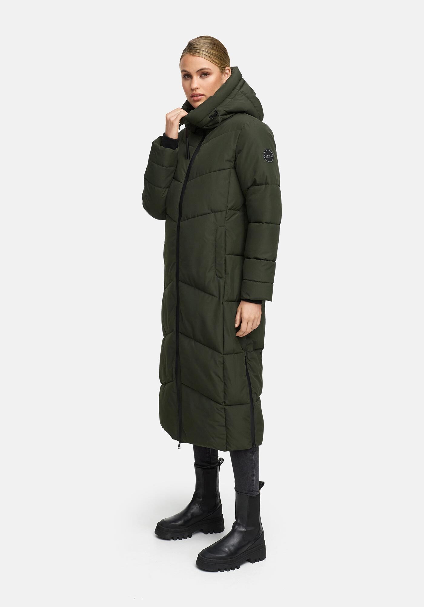 Marikoo Winterjacke »Firella«, Seitliche Belüftungsöffnungen