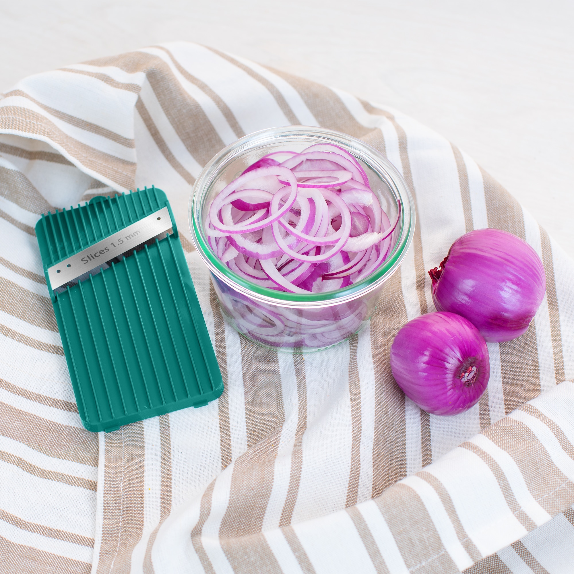 Genius Gemüseschneider »Nicer Dicer Mando, Zerkleiner, 10-tlg.«, sicher und präzise