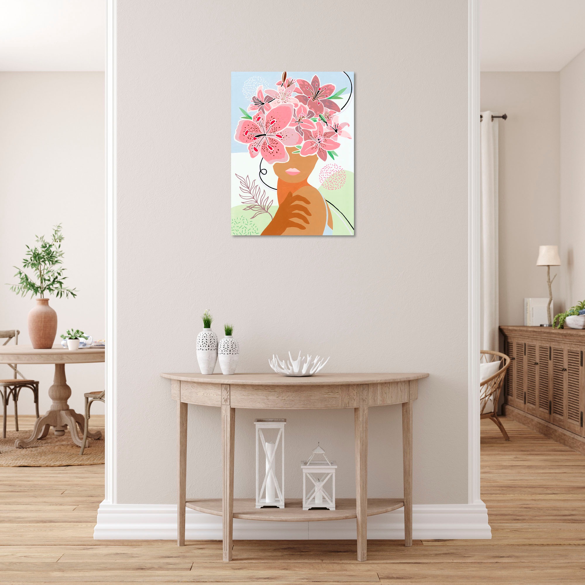 Ravensburger Malen nach Zahlen »CreArt, Leinwand Gedankenblumen«, Made in Europe