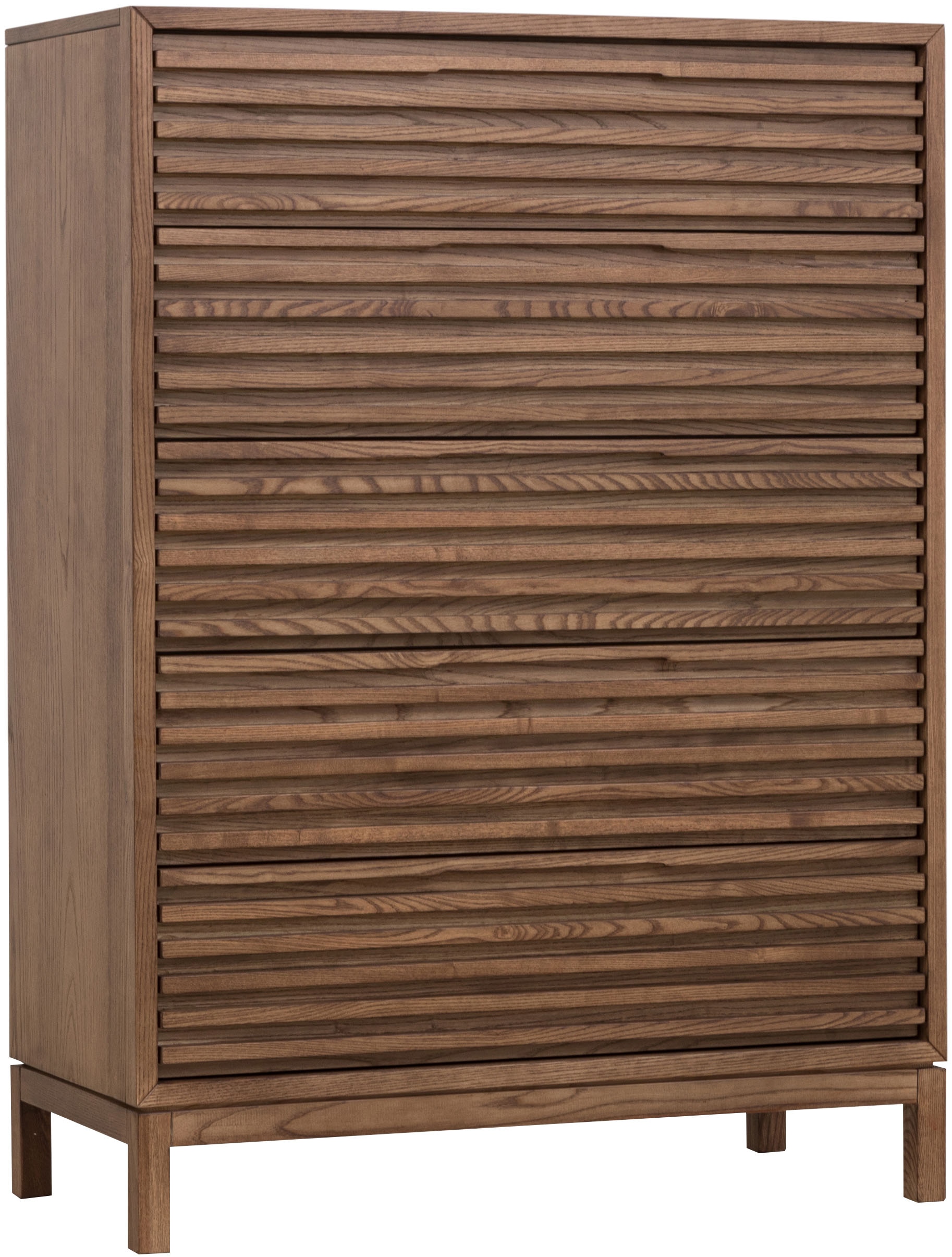andas Highboard "Tanner Highboard aus Eschenholz mit fünf Schubladen", (1 S günstig online kaufen