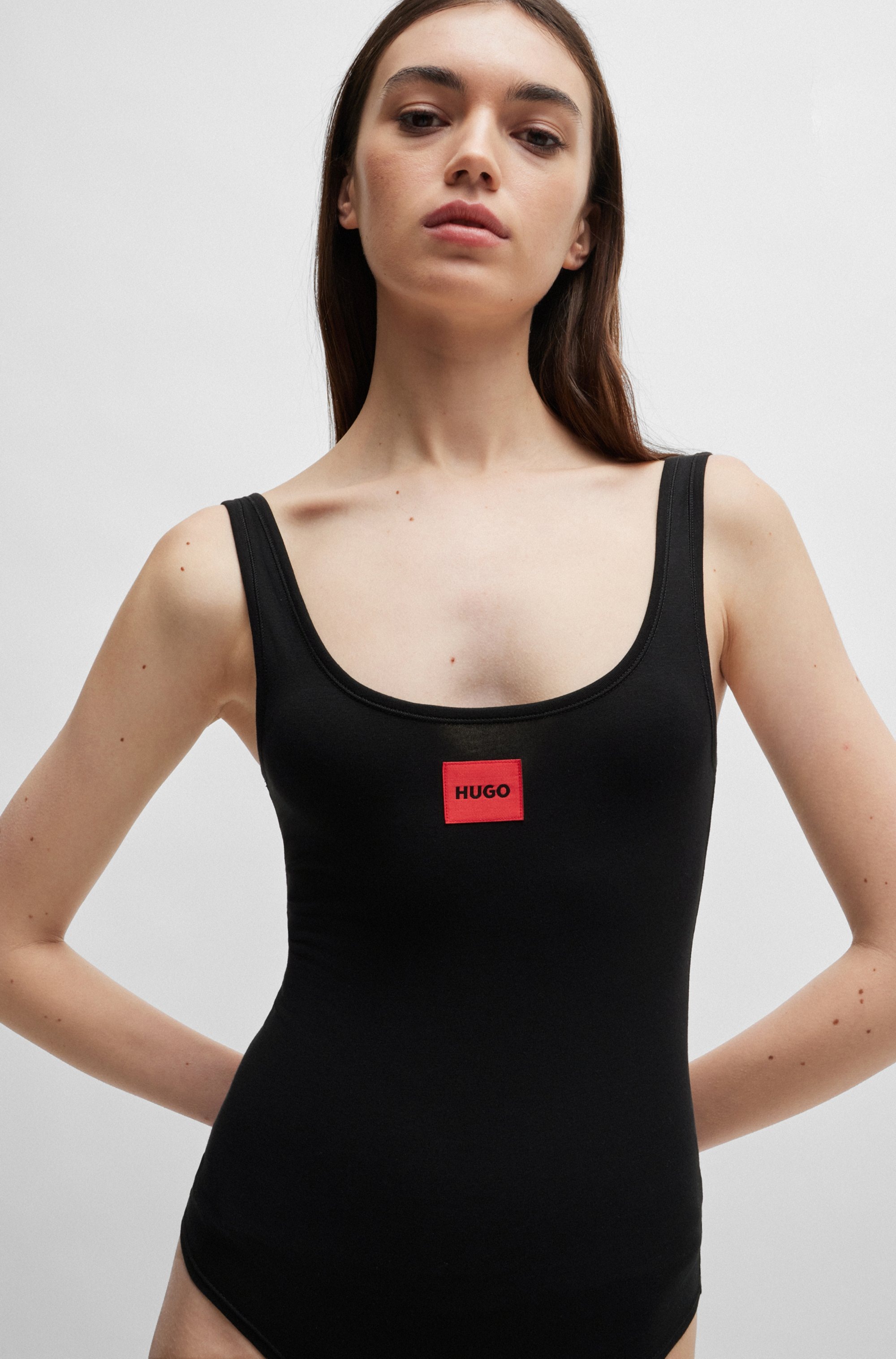 HUGO Underwear Body "BODYSUIT RED LABEL", mit rotem Logoaufnäher günstig online kaufen