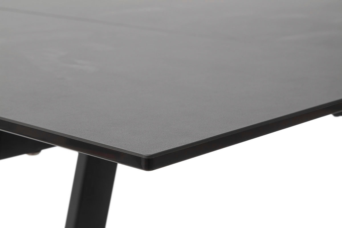 MCA furniture Esstisch »NARBONNE Kufentisch 200-300 cm«, (Einzelstück), Keramik,Metall,Stirnauszug,ausziehbar,Tischplatte 13 mm,10-12 Personen