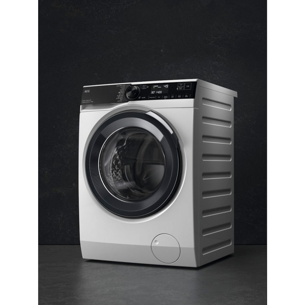 AEG Waschmaschine »LR9W75490 914501215«, 9000 Series, LR9W75490 914501215, 9 kg, 1400 U/min, SoftWater - intergrierte Wasserenthärtung schützt die Textilien & Wifi