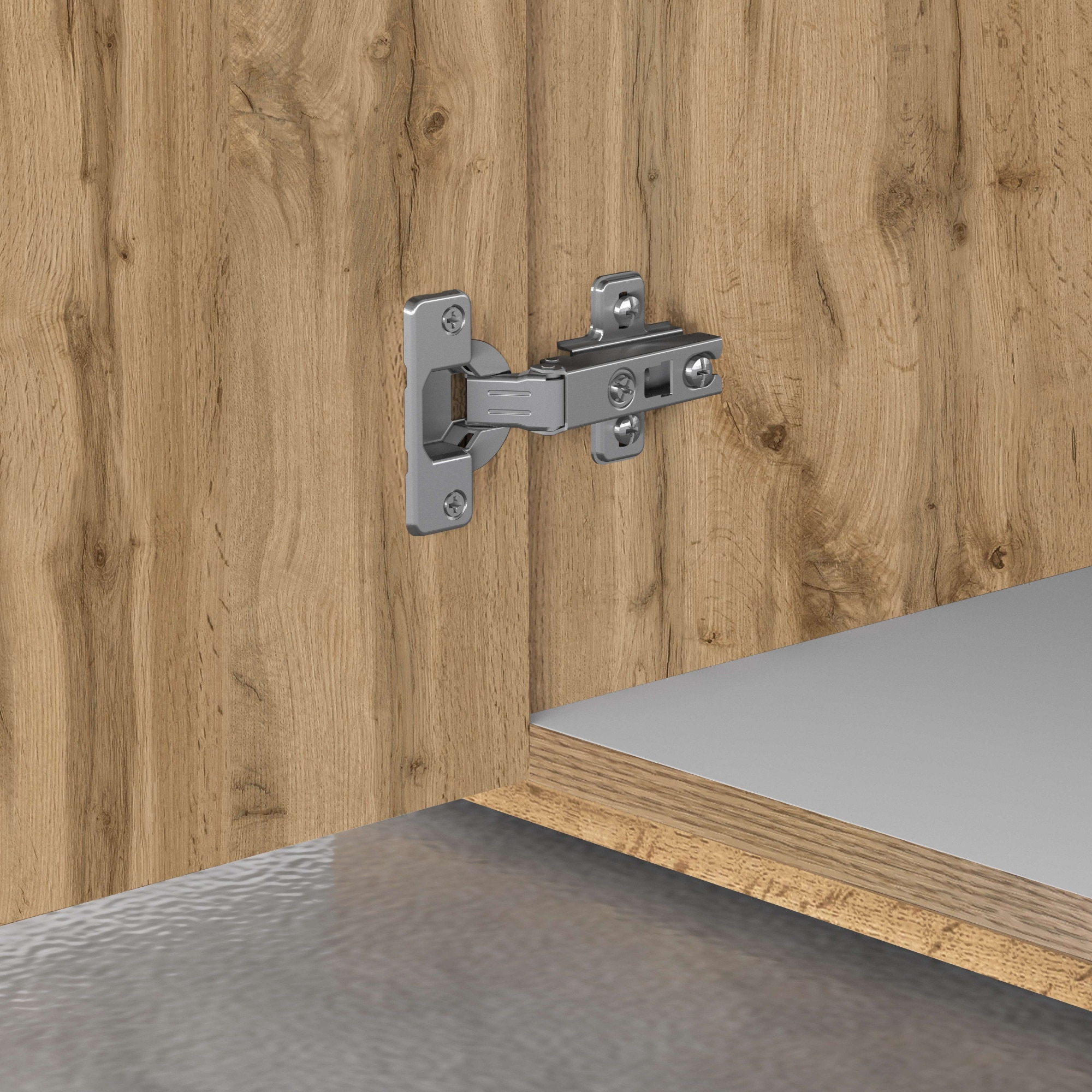 OTTO home Highboard »Highboard ETHOS, Kommode, Schrank, Kredenz« 1 Stk. tlg. Mit 4 Drehtüren, 9 Innenfächern und 2 Außenfächern, B.130 cm