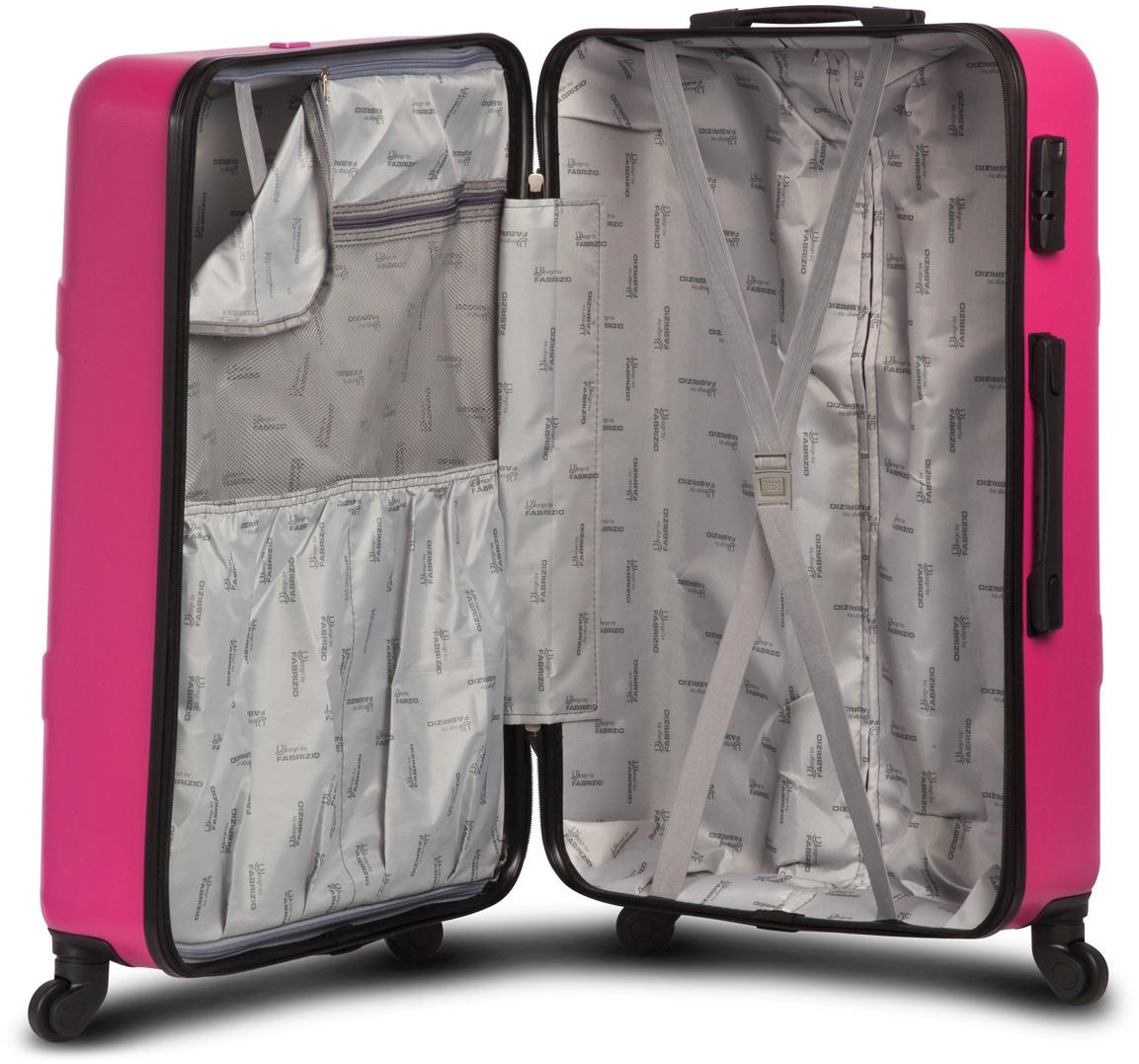 fabrizio® Trolleyset »Globe, Pink«, (3 tlg.)