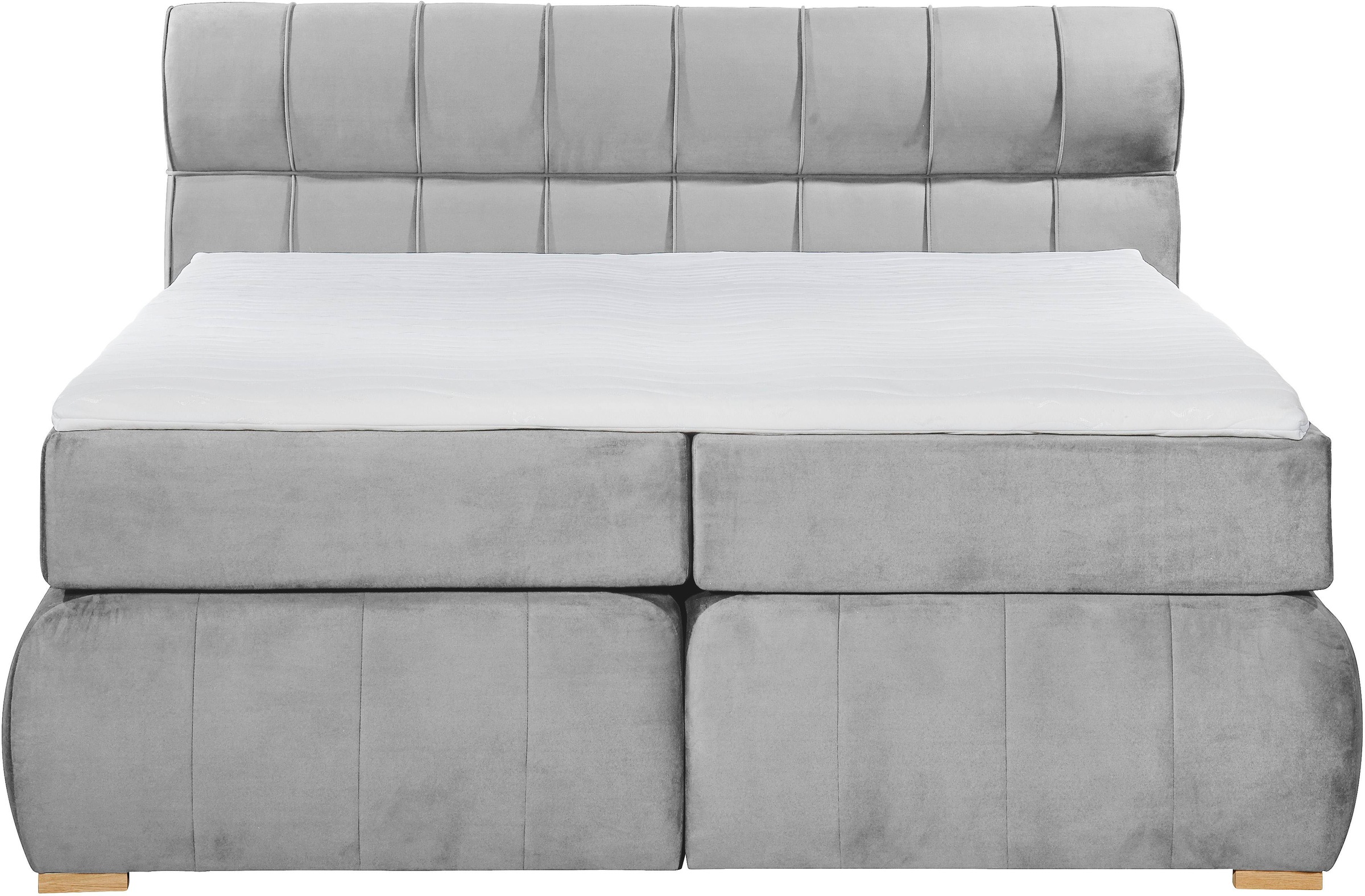 Places of Style Boxspringbett »Felicia«, in H4, inkl. Topper und Bettkasten