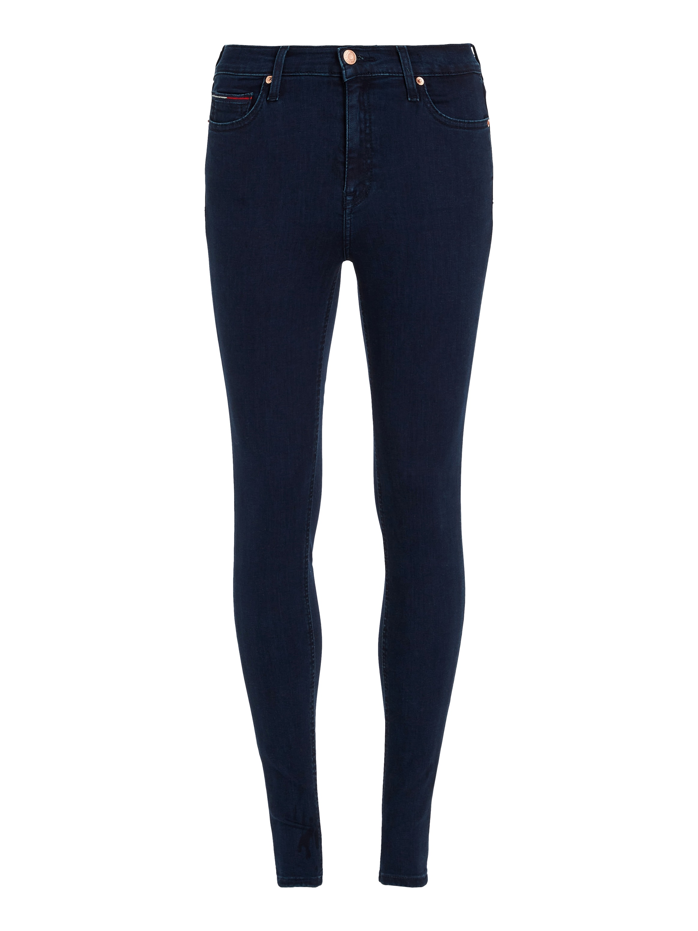 Tommy Jeans Skinny-fit-Jeans »Nora Mid Rise Skinny Fit«, mit Tommy Jeans Logo-Badge & Stickereien