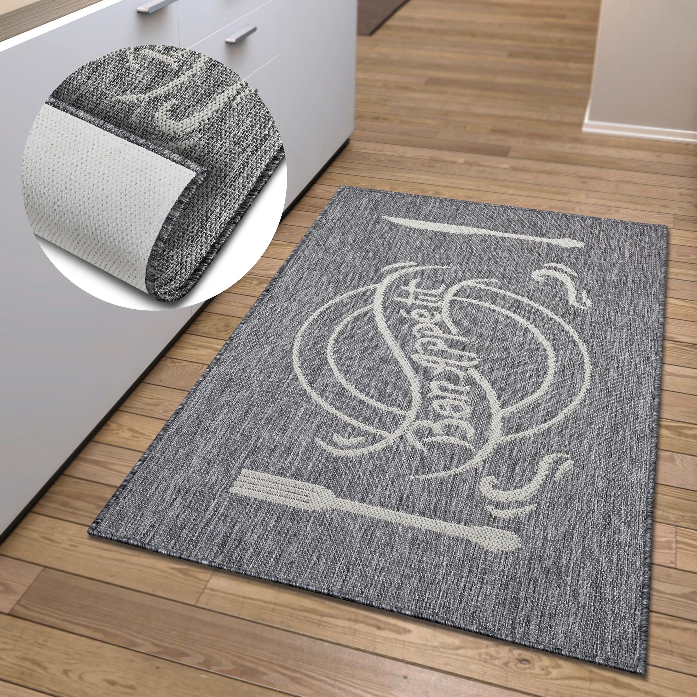 HANSE Home Küchenläufer "Bon Appetit" rechteckig 5 mm Höhe Läufer, Rutschfe günstig online kaufen