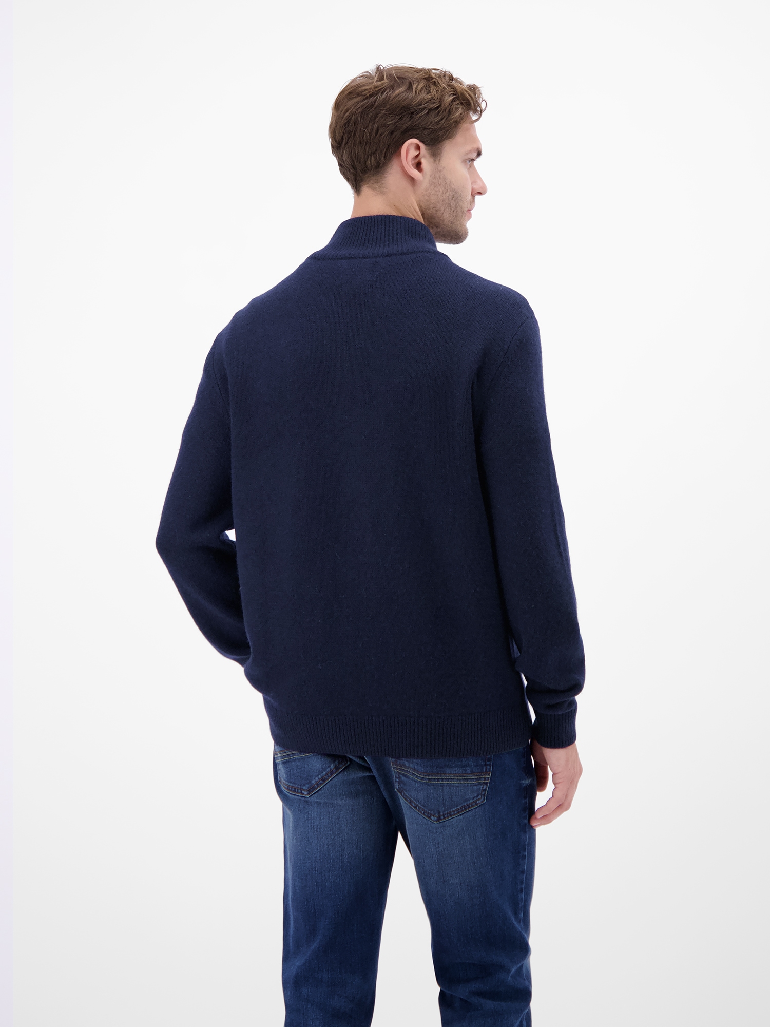 LERROS Strickpullover »LERROS Strickjacke aus Woll-Kaschmir-Mix, stilvoll und lässig«