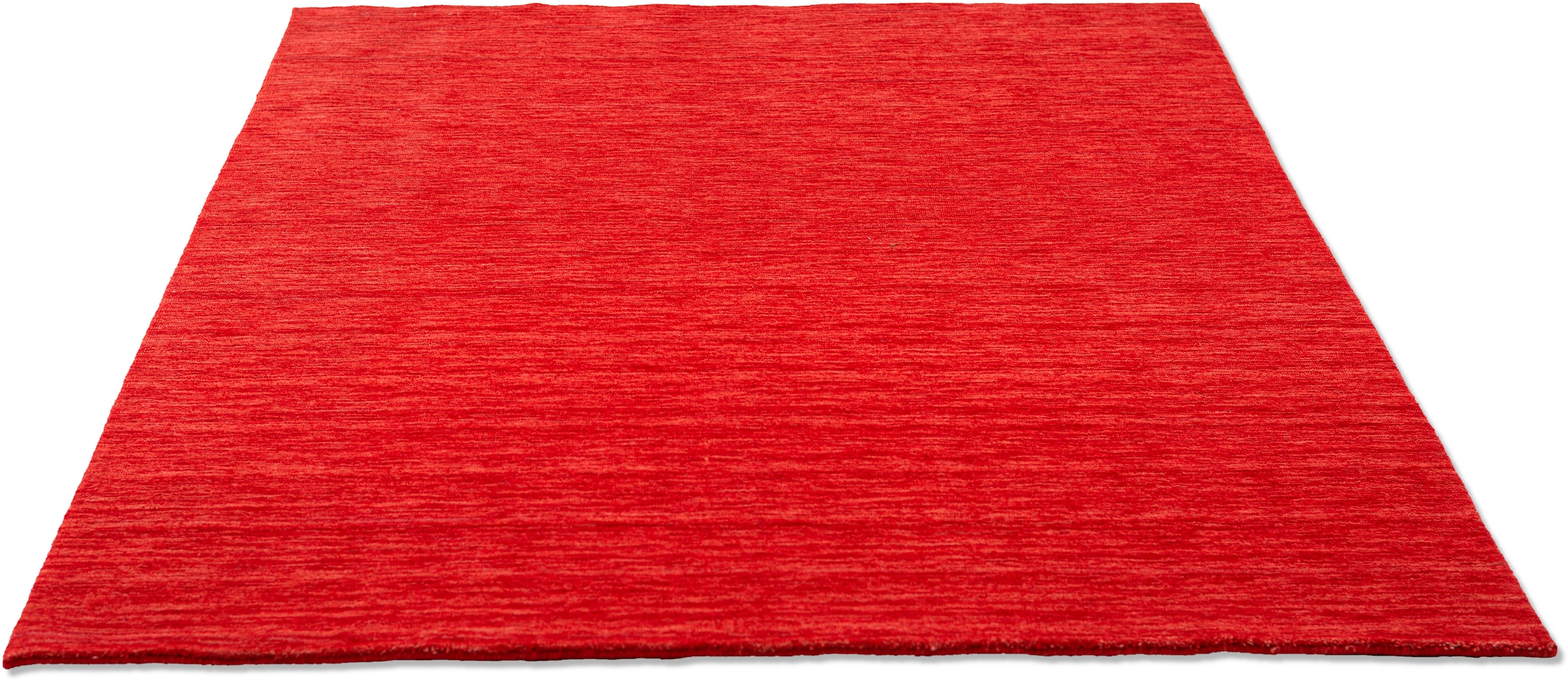 my home Wollteppich »Karchau«, rechteckig, 13 mm Höhe, Handweb Teppich, meliert, reine Wolle, handgewebt, brilliante Farben