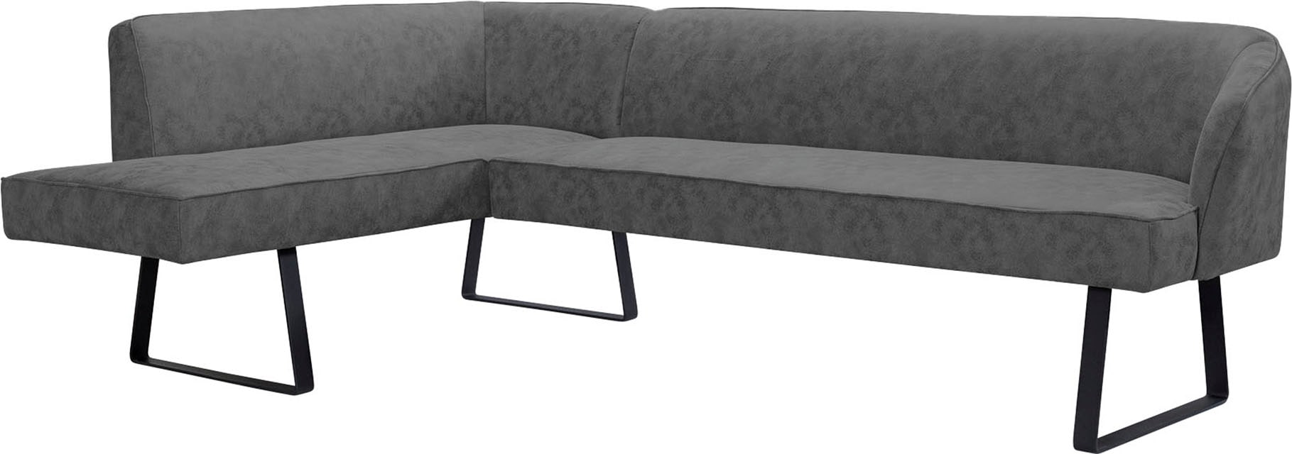 und fashion Qualitäten Keder mit - exxpo bestellen BAUR Eckbank sofa »Americano«, verschiedenen | Metallfüßen, in Bezug