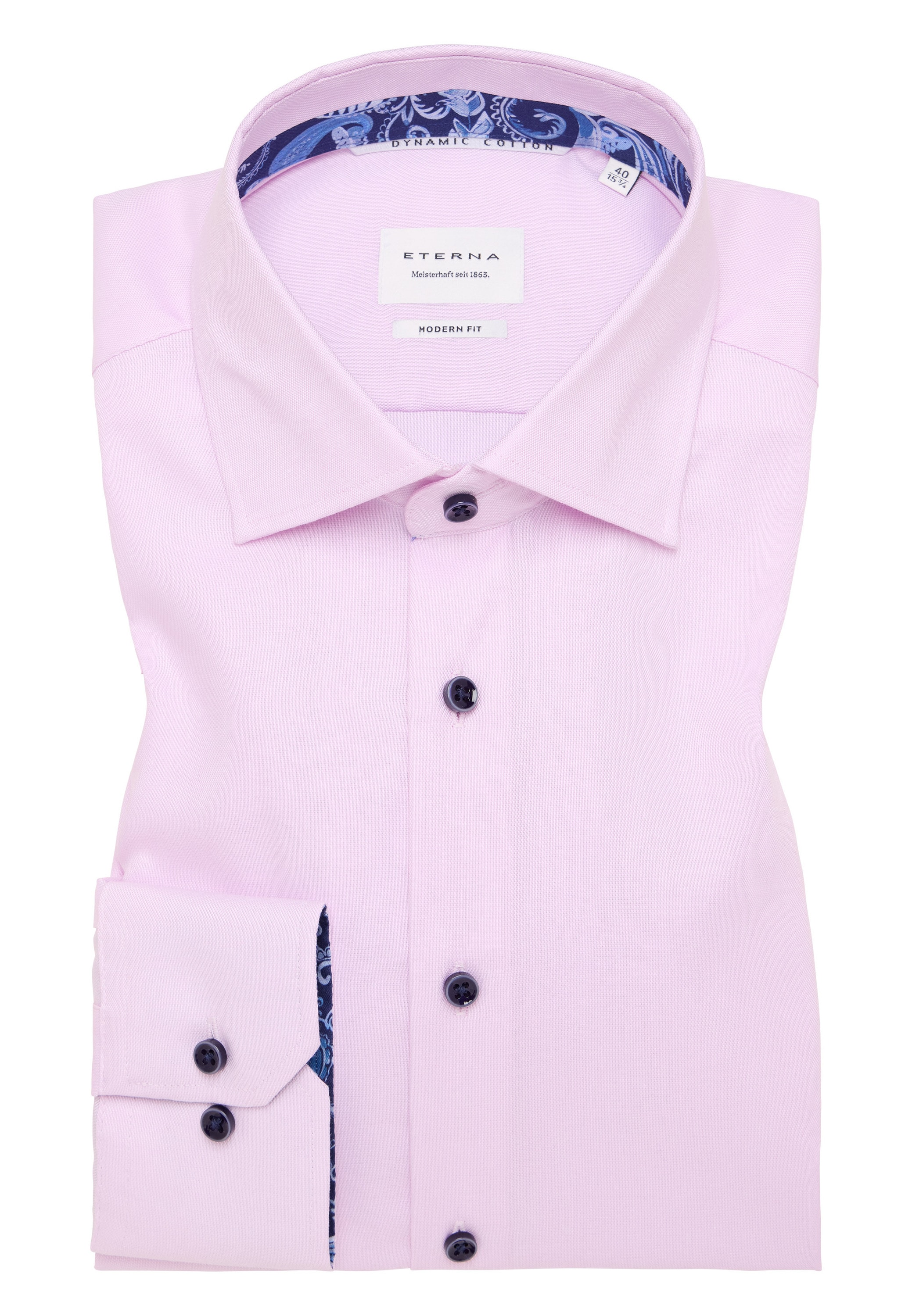 Eterna Langarmhemd »MODERN FIT«, NON IRON (bügelfrei)