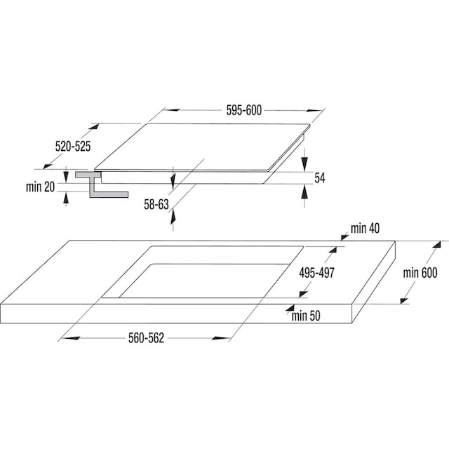 GORENJE Backofen-Set »Pacific Backofen-Set Basic Induktion 2021«,  BOSB737OTX, mit 1-fach-Teleskopauszug, ecoClean bestellen | BAUR