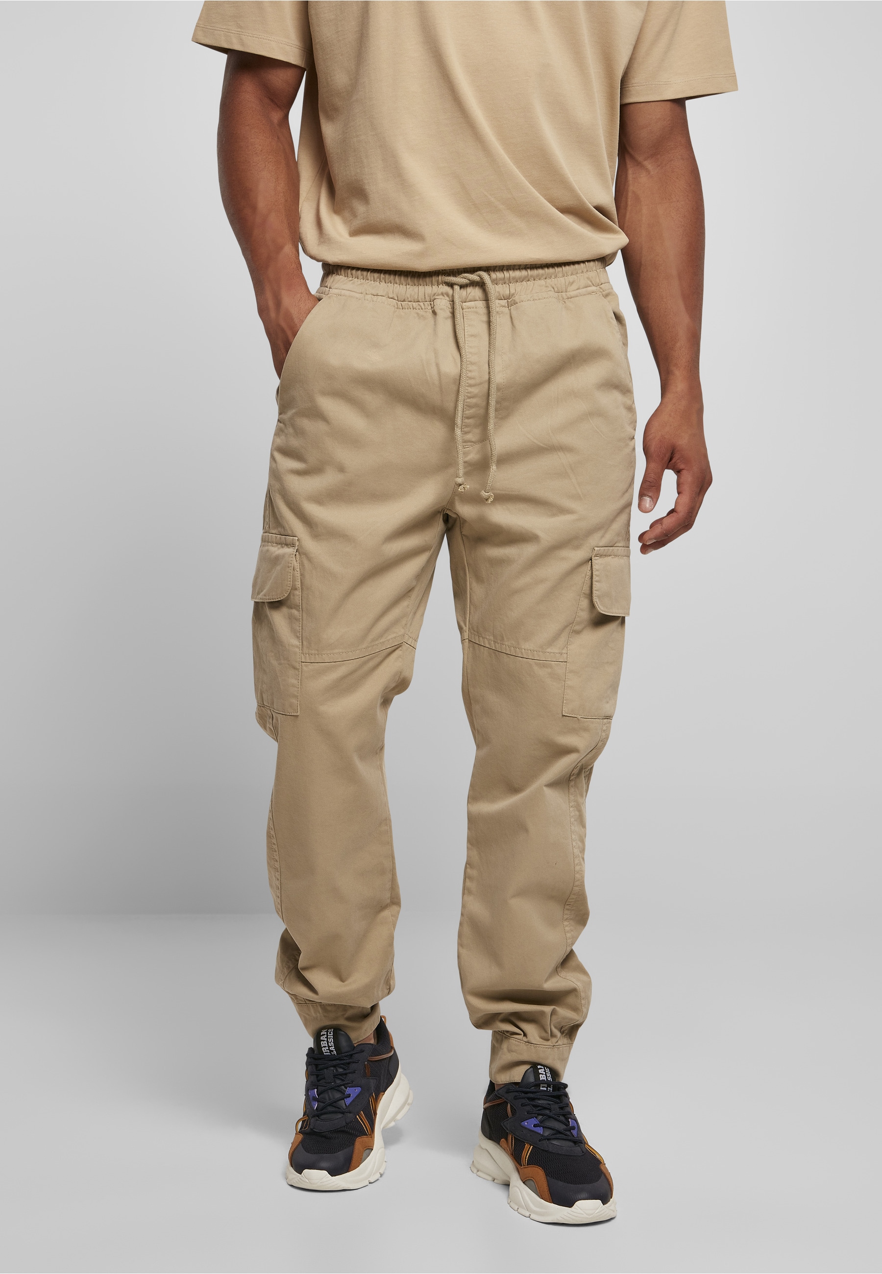 URBAN CLASSICS Cargohose »Urban Classics Herren Military Jogg Pants«
