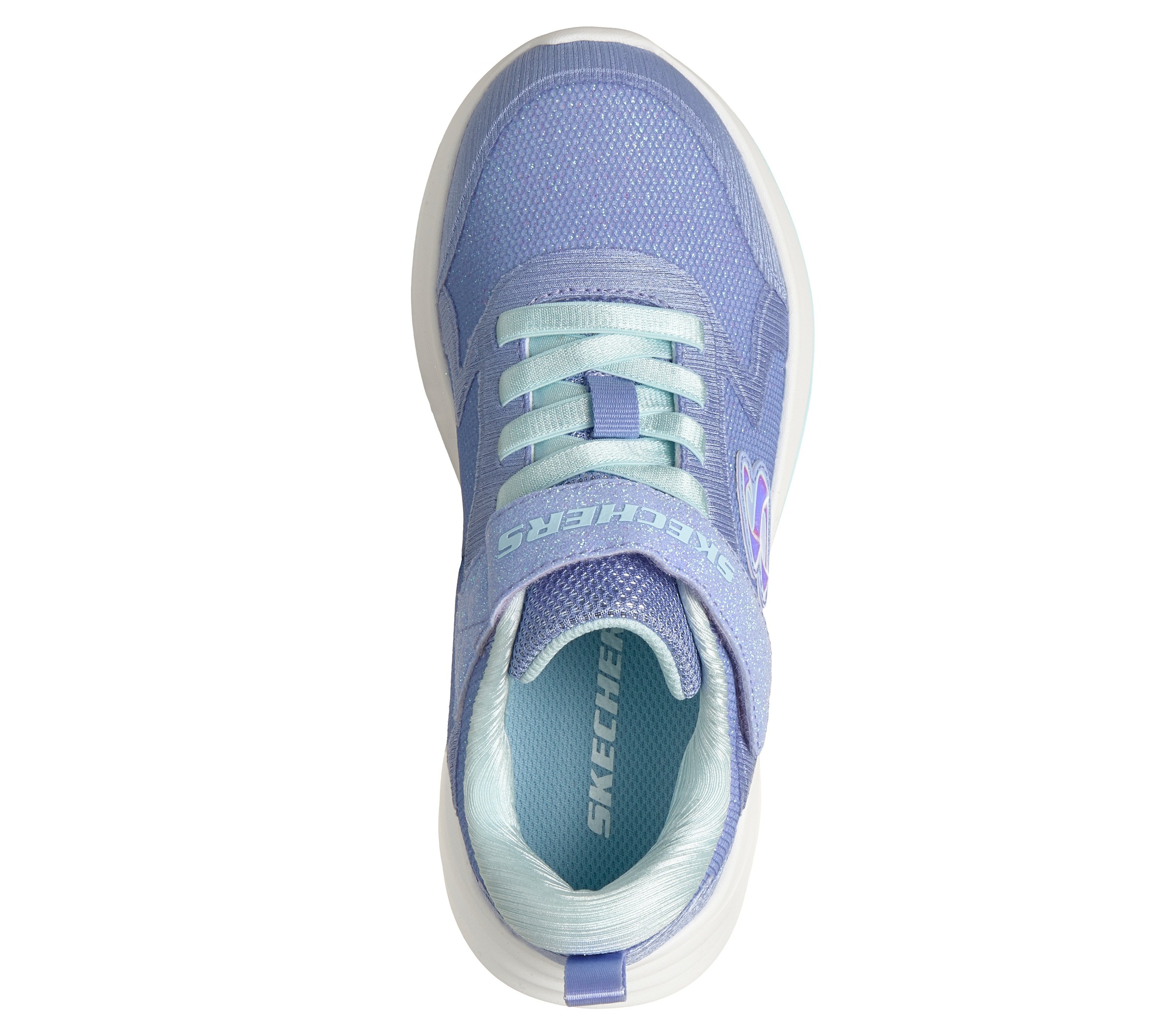 Skechers Sneaker »WAVE 92«  Schlupfschuh mit Glitzer für Mädchen, Größenschablone zum Download