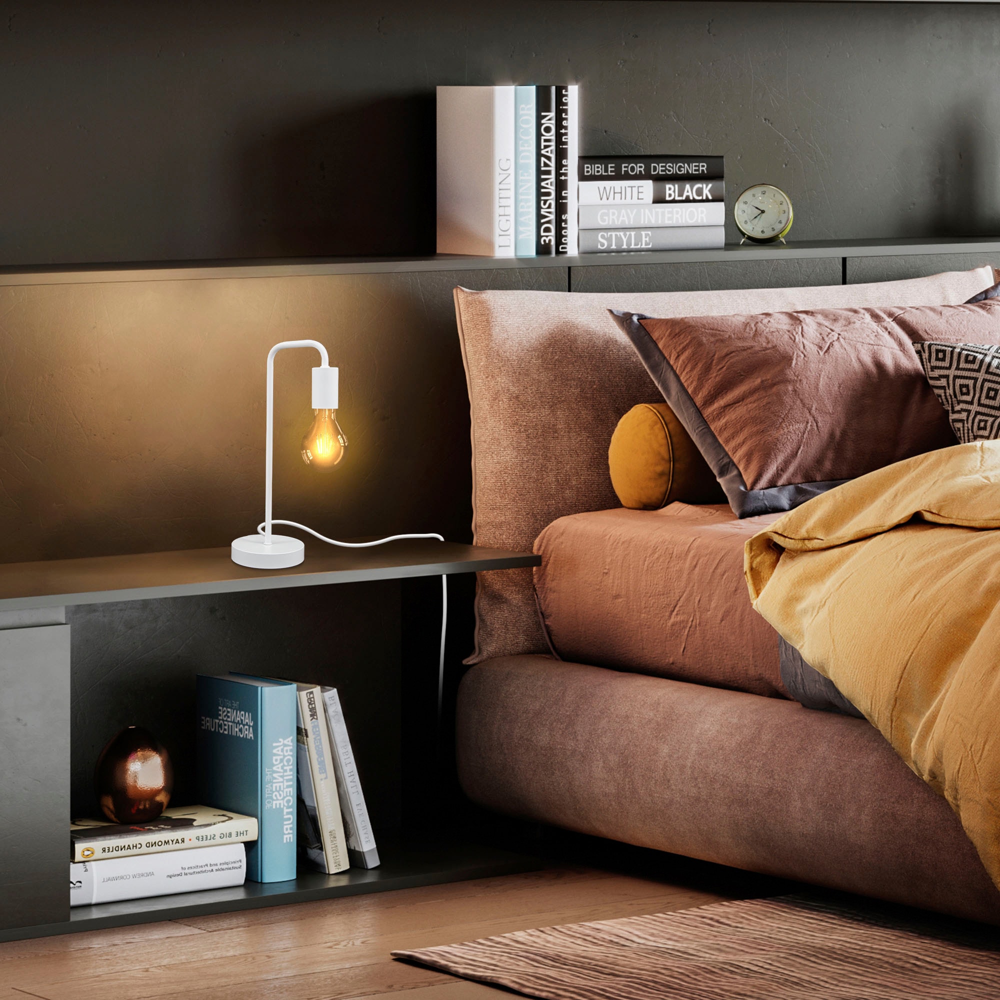 B.K.Licht Stehlampe und Tischleuchte im Set
