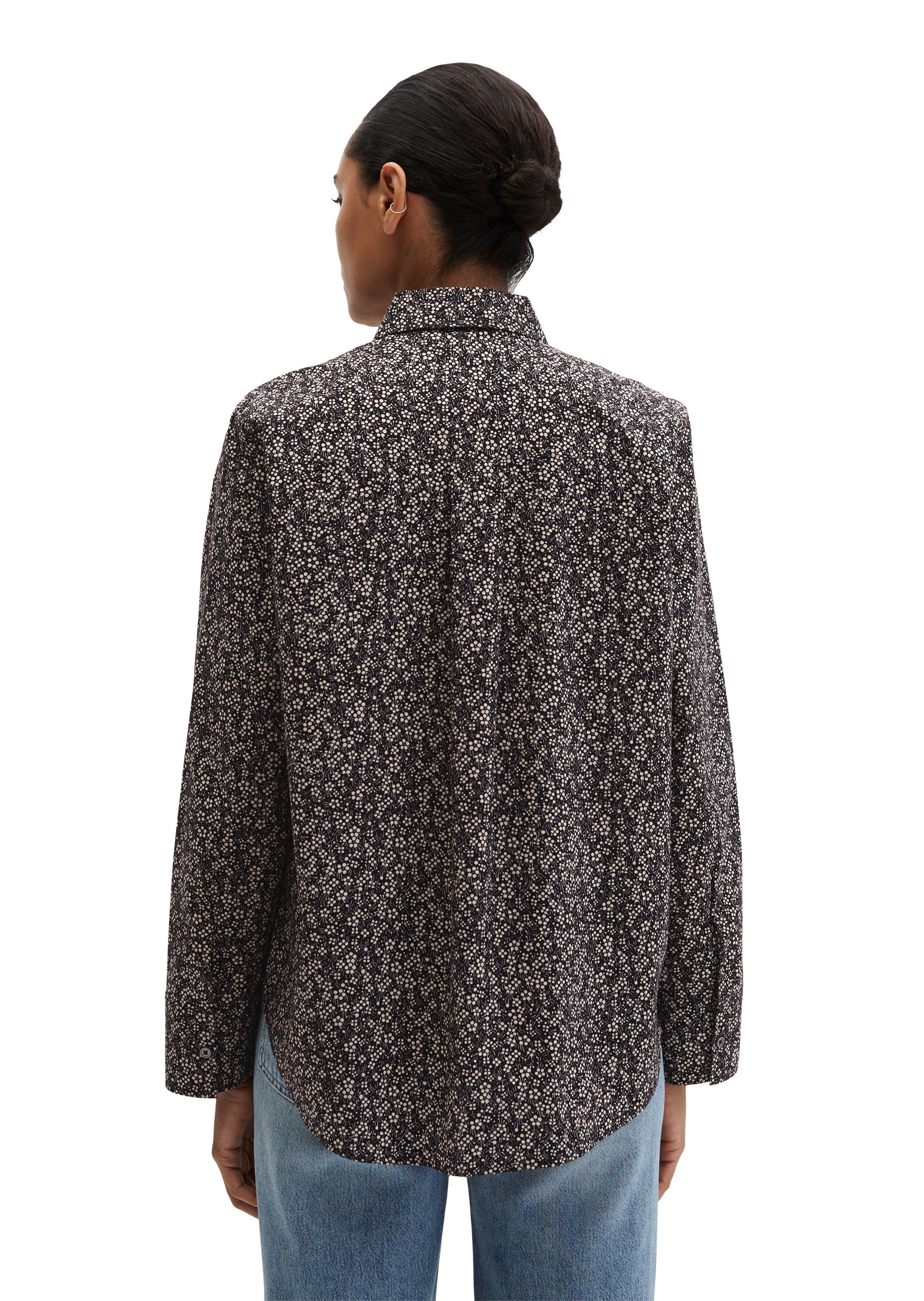 Marc O'Polo Langarmbluse »aus Papertouch-Popeline«