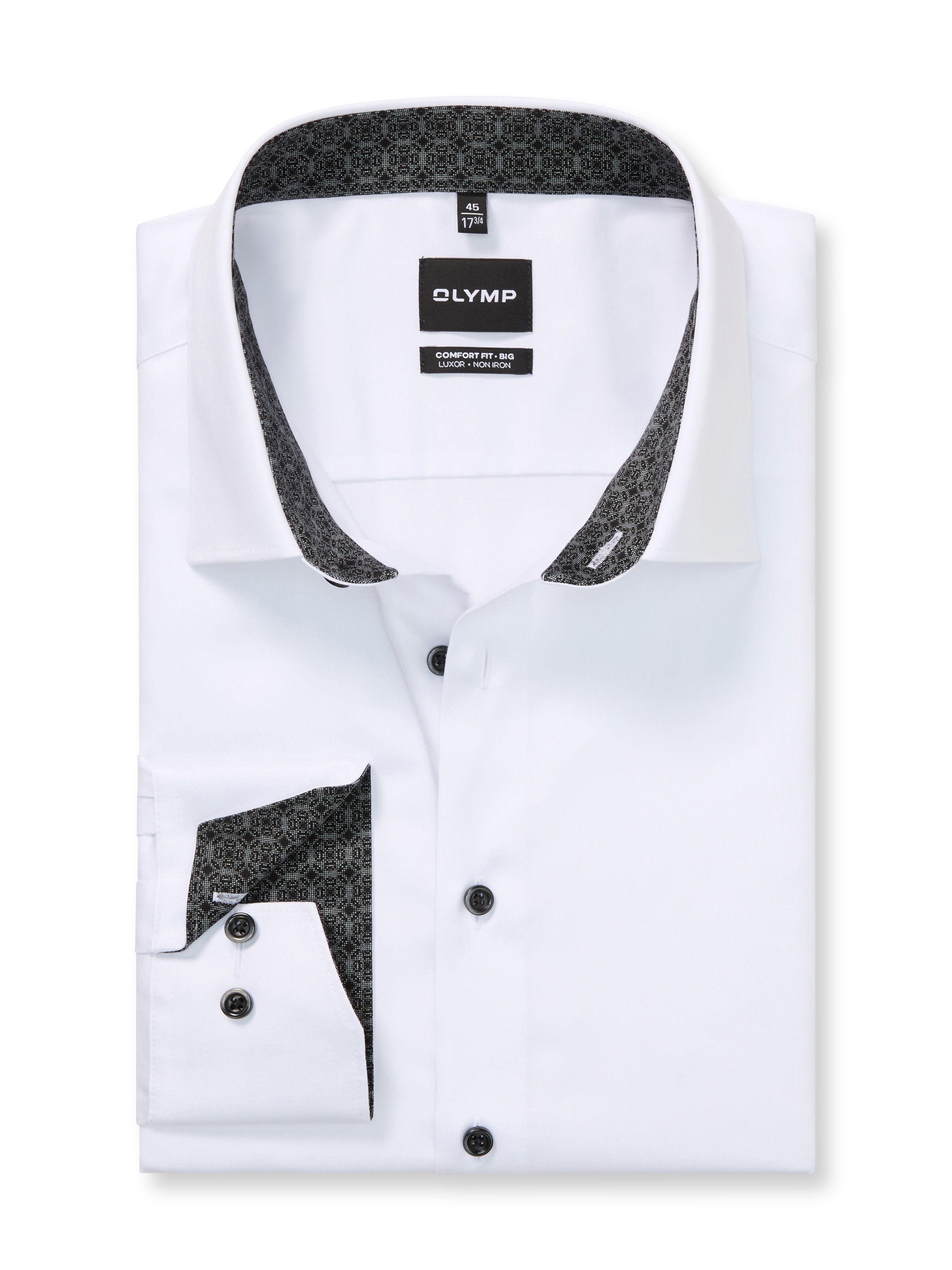 OLYMP Langarmhemd "Big & Tall", Neue COMFORT FIT BIG Kollektion, New-Kentkr günstig online kaufen
