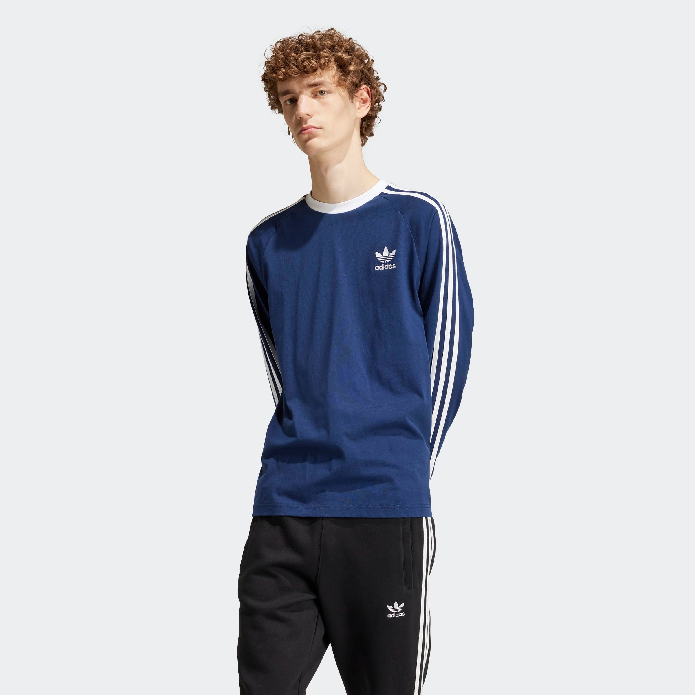 adidas Originals Langarmshirt "ADICOLOR CLASSICS 3STREIFEN LONGSLEEVE" günstig online kaufen