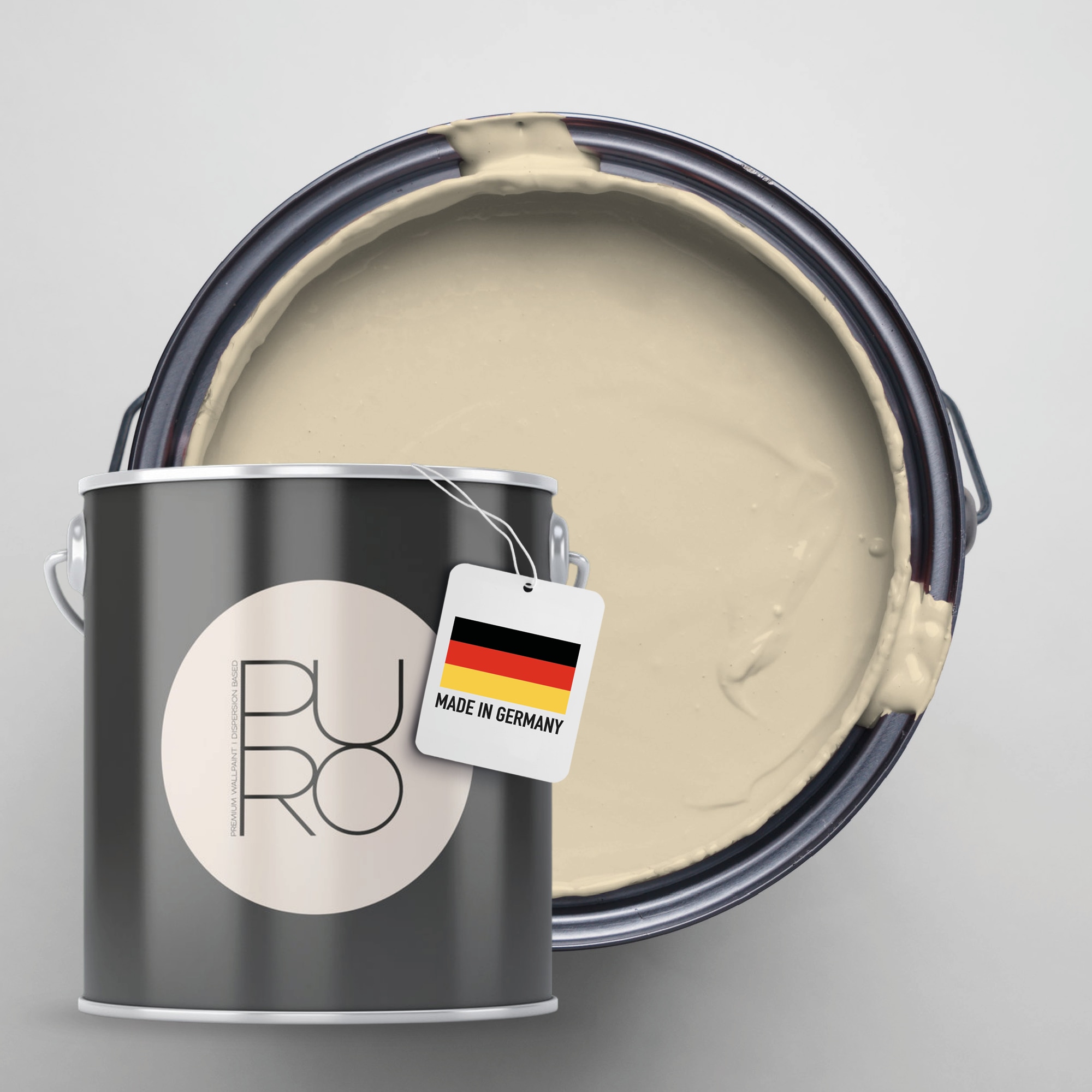A.S. Création Wandfarbe "Premium Innenwandfarbe PURO Tuchmatt soothing brown" ideal für Wohnzimmer, Schlafzimmer, Flur und Küche, Farbwelt Braun