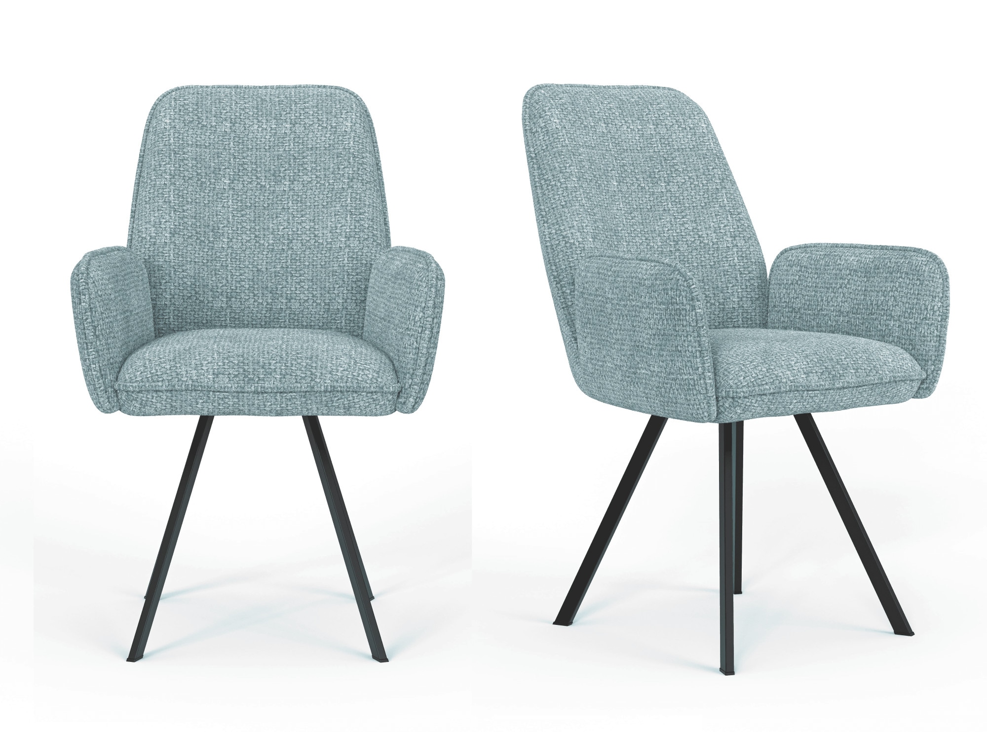 OTTO home Armlehnstuhl "Mily Esszimmerstuhl, Polstersessel, Wohnstuhl, Esss günstig online kaufen