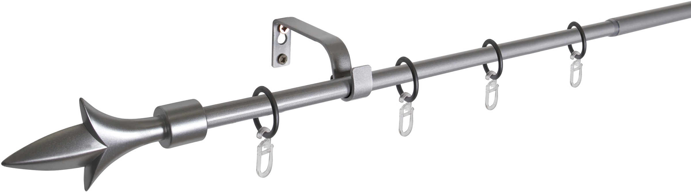 mydeco Gardinenstange »lance«, 1 läufig-läufig, ausziehbar
