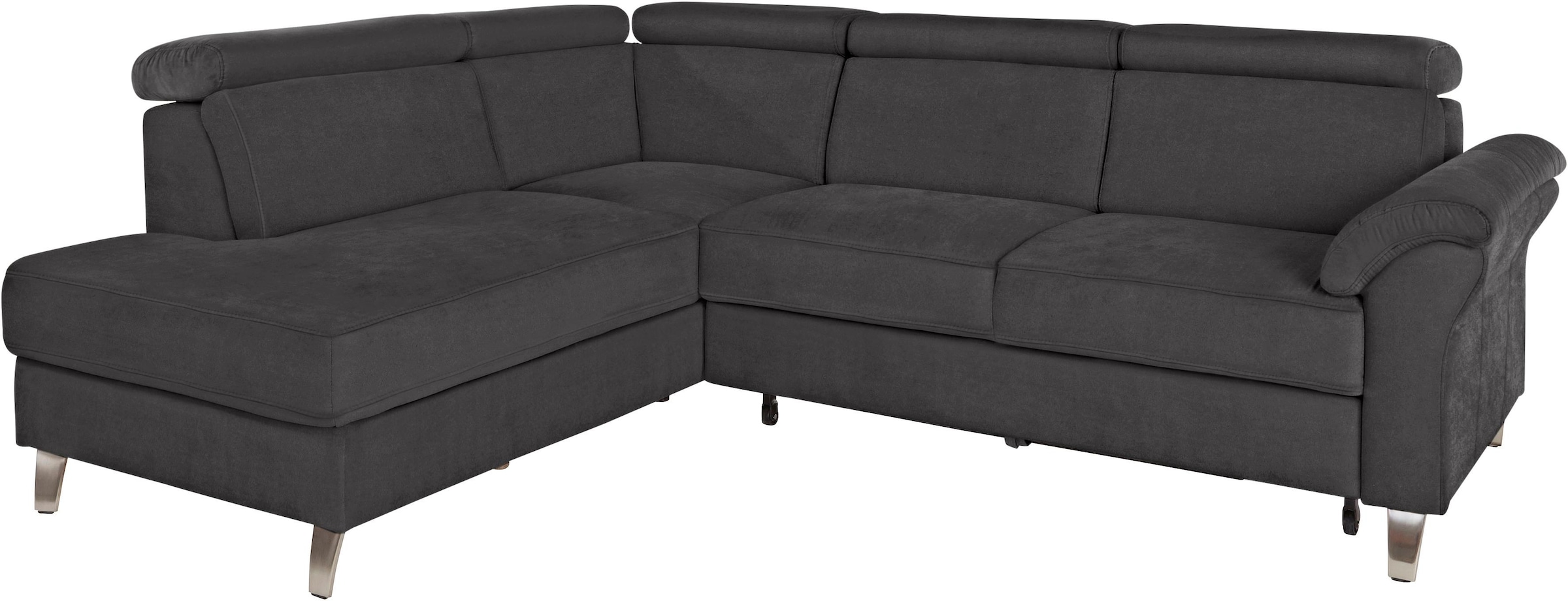 sit&more Ecksofa "Arngast L-Form" inklusive Kopfteilverstellung und Federkern