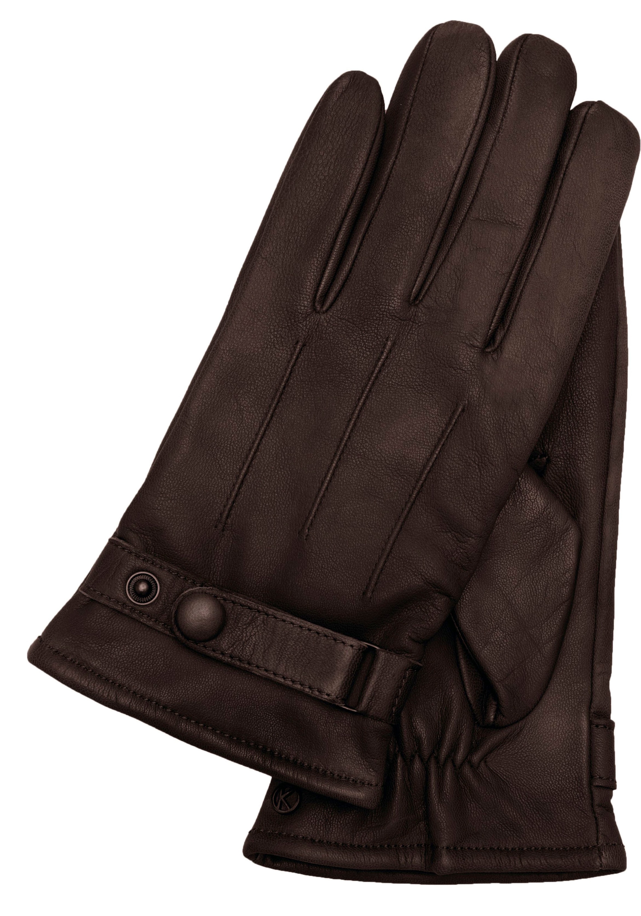 KESSLER Lederhandschuhe online Verstellriegel, Touchfunktion Casual Smart- Touch«, Passform, St.), »Gordon Oberflächen bestellen | für (2 BAUR