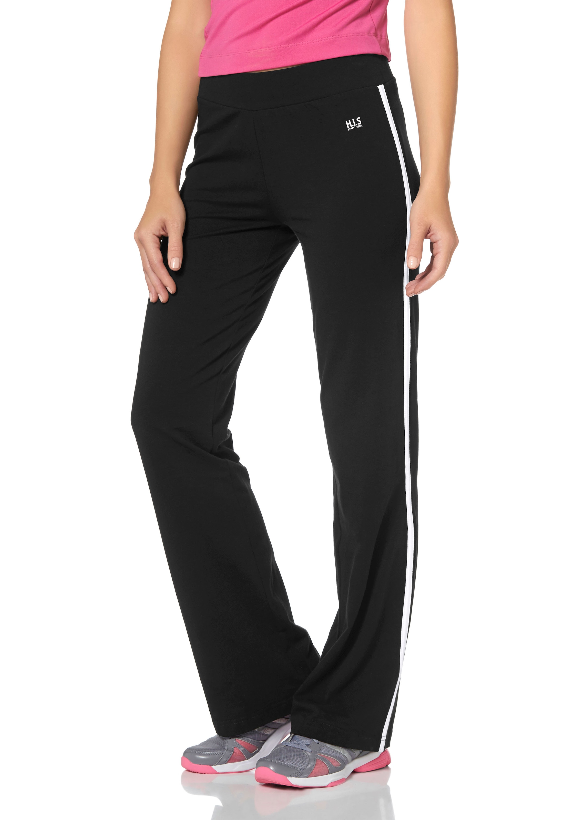 H.I.S Leggings, mit einseitig aufgesetztem Band am Bein günstig online kaufen