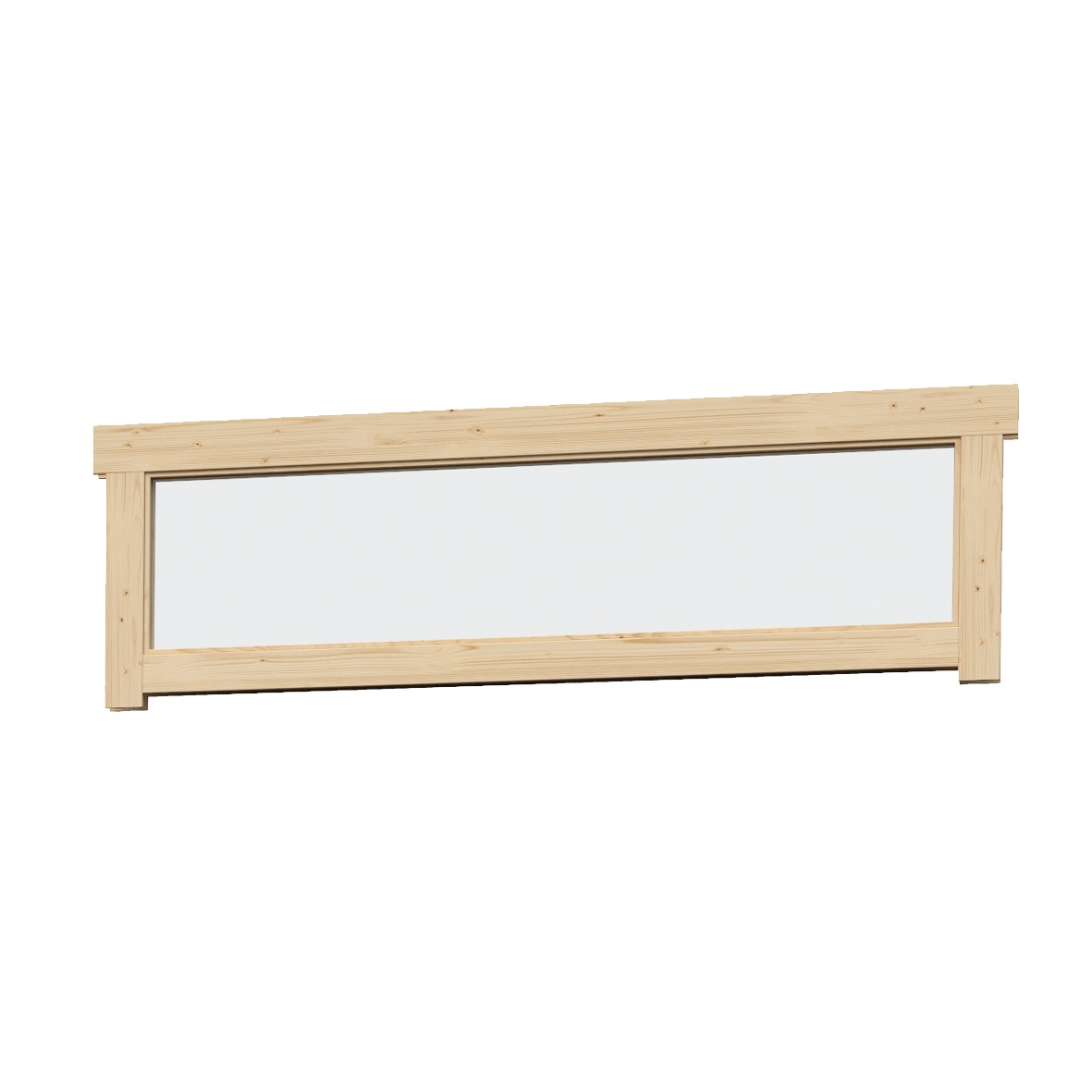 Fenster NORDIC HOLZ, B:150cm H:41cm, beige, Massivholz, Fenster, "FELIX/FYNN", geeignet für Gartenhäuser