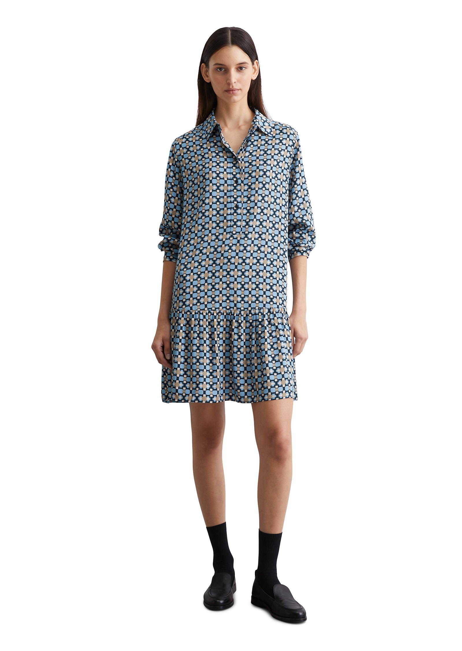 Marc O'Polo Hemdblusenkleid »aus LENZING™ ECOVERO™«
