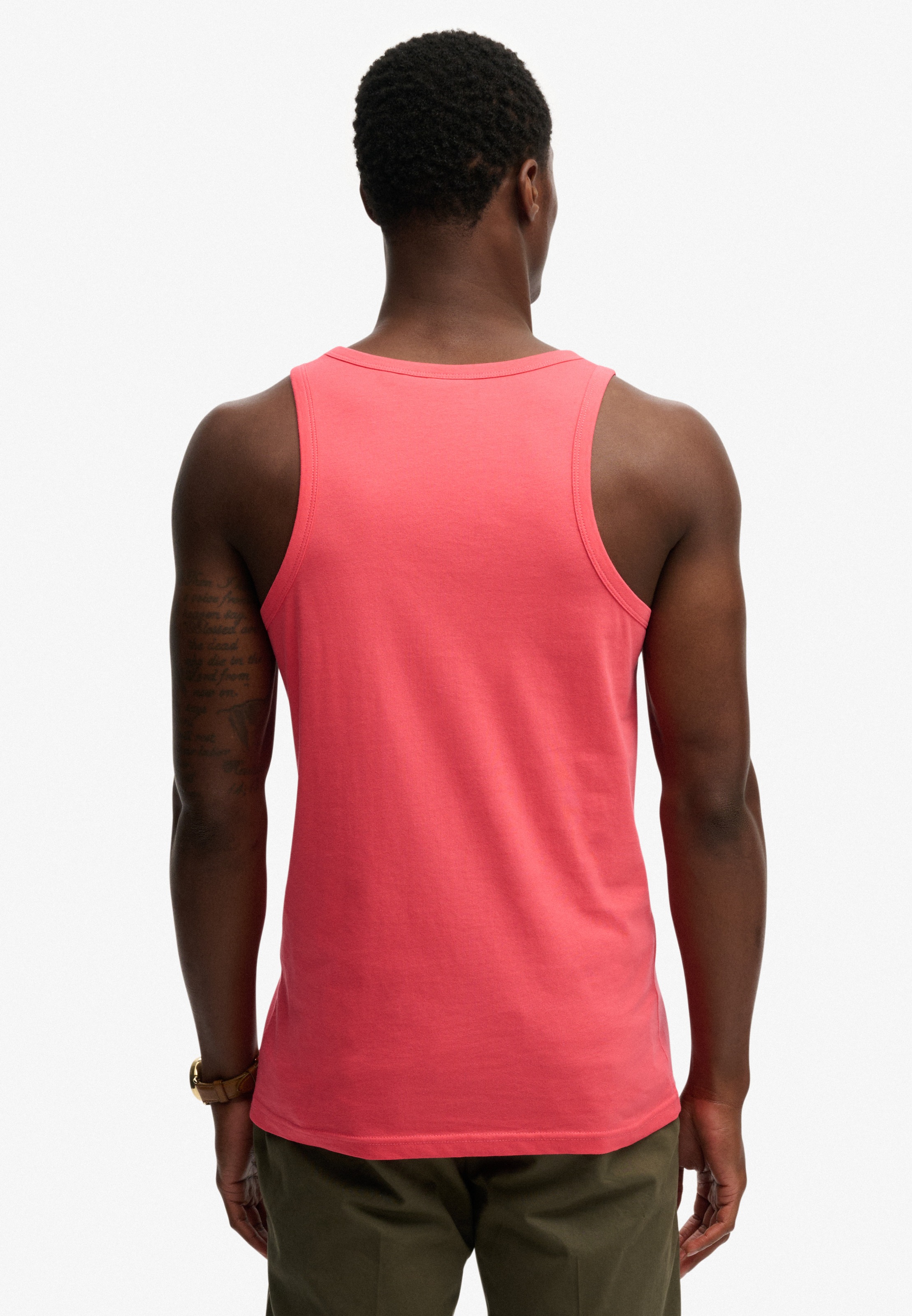 Superdry Essential Logo Vest UB Tanktop Paradise Pink M 2