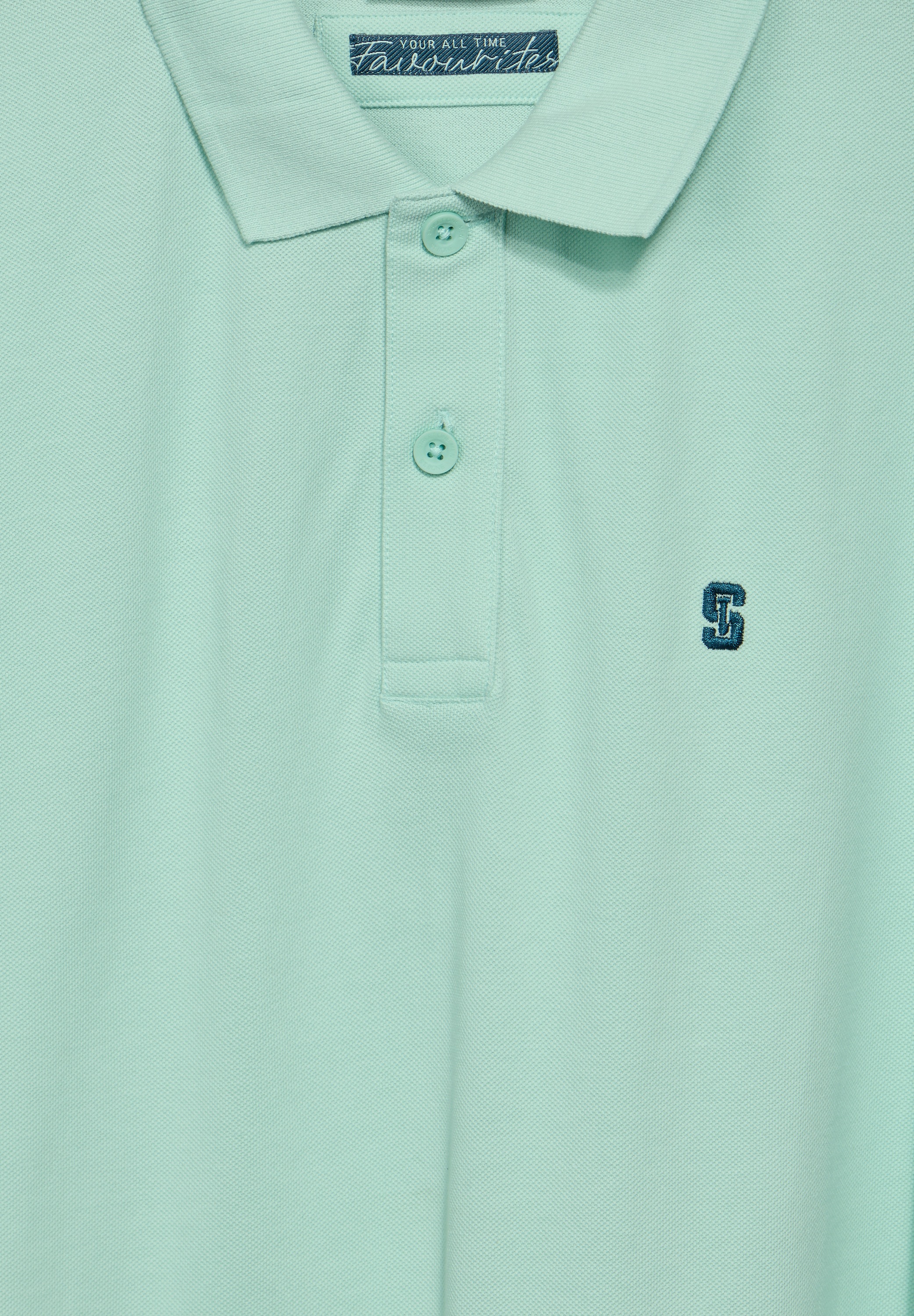STREET ONE MEN Poloshirt, in Unifarbe