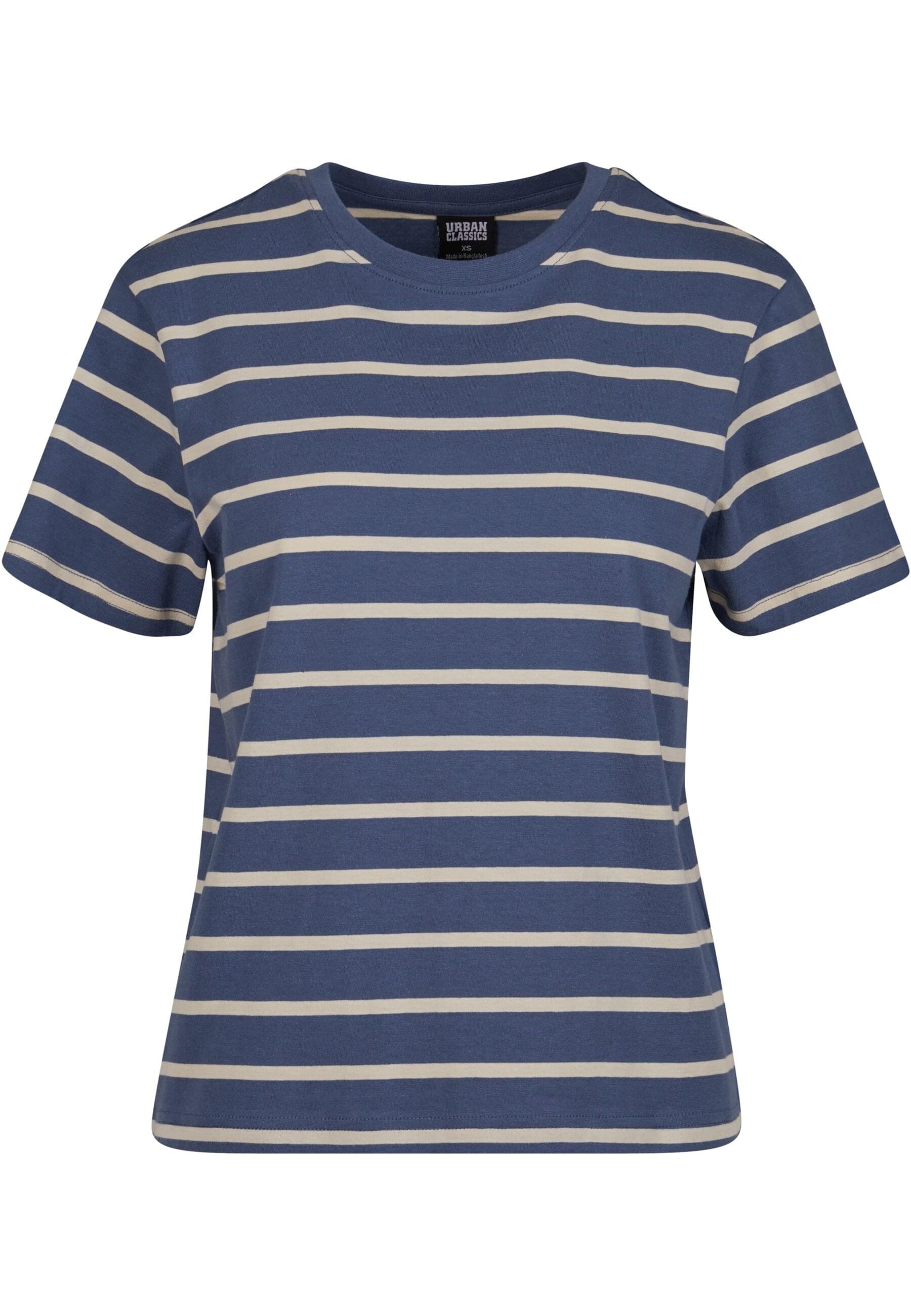 URBAN CLASSICS T-Shirt "Urban Classics Damen Ladies Striped Boxy Tee" 1 Stk günstig online kaufen