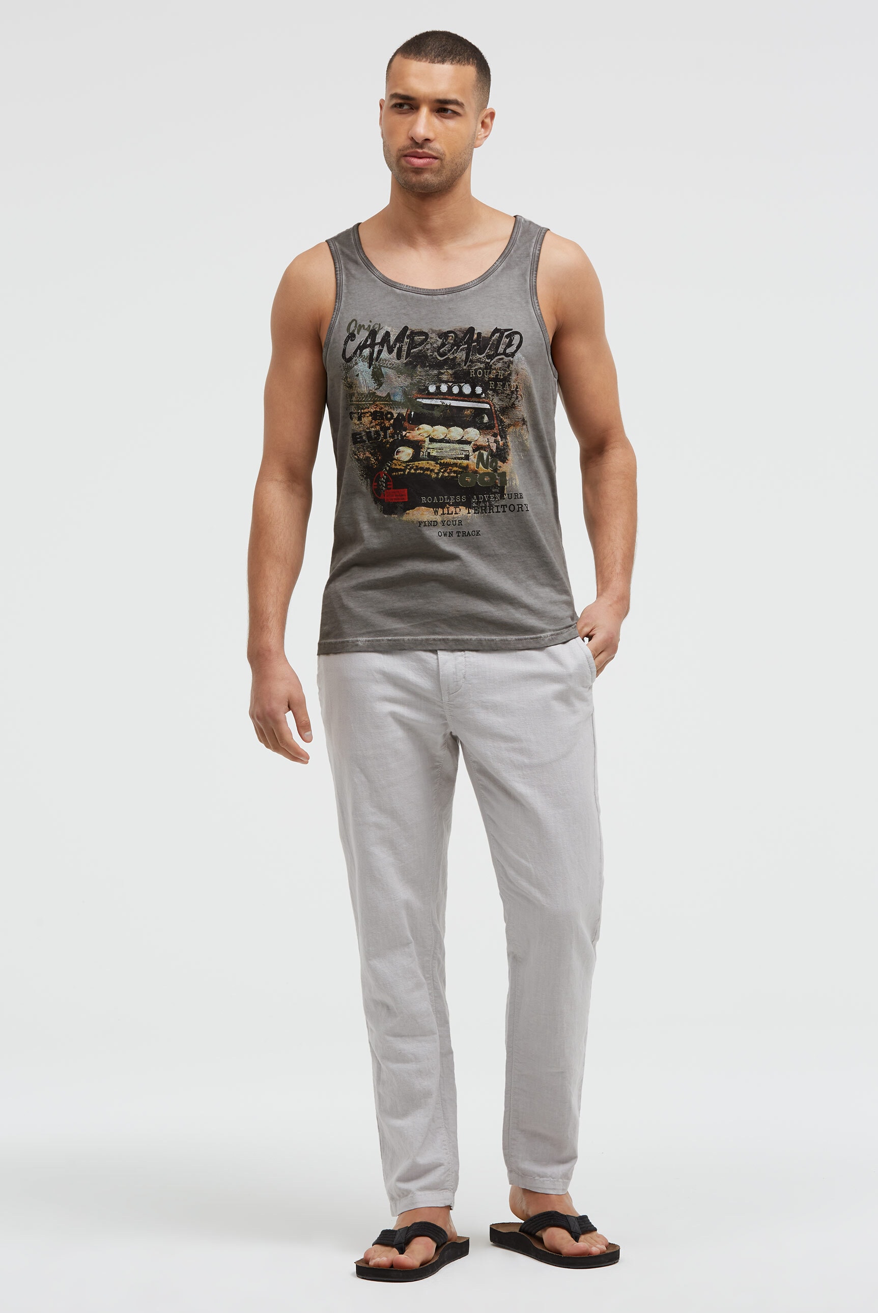 CAMP DAVID Tanktop aus Baumwolle