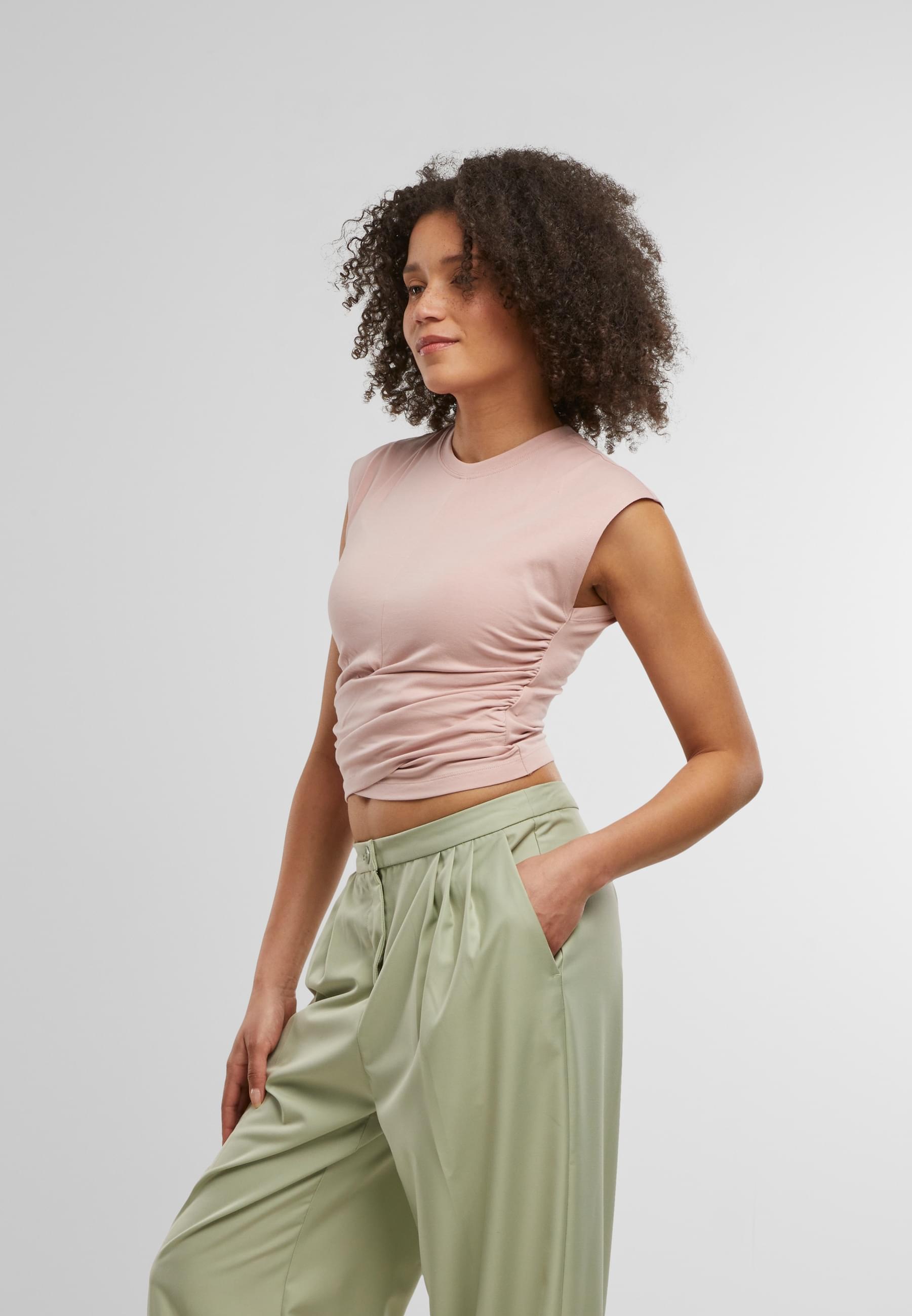 URBAN CLASSICS Stoffhose »Urban Classics Ladies Wide Leg Pants«, (1 tlg.)