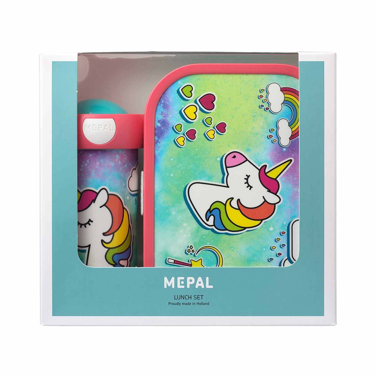 Mepal Lunchbox »Brotdose + Verschlussbecher Campus 300 ml + 700 ml 2er Set«, (2 tlg.)