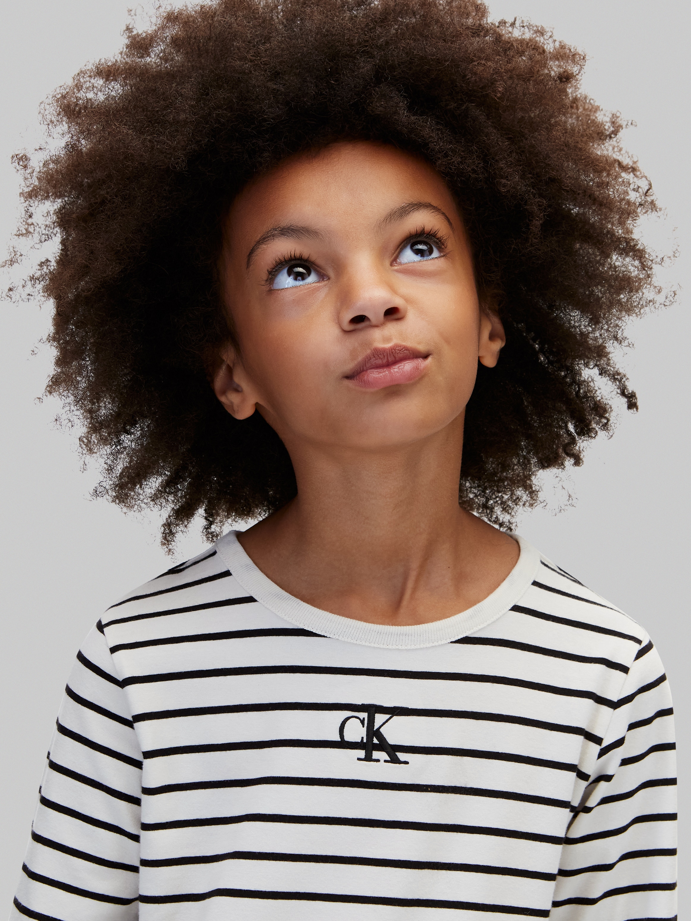Calvin Klein Langarmshirt »CK STRIPE LS T-SHIRT« Regular fit mit Streifenmuster