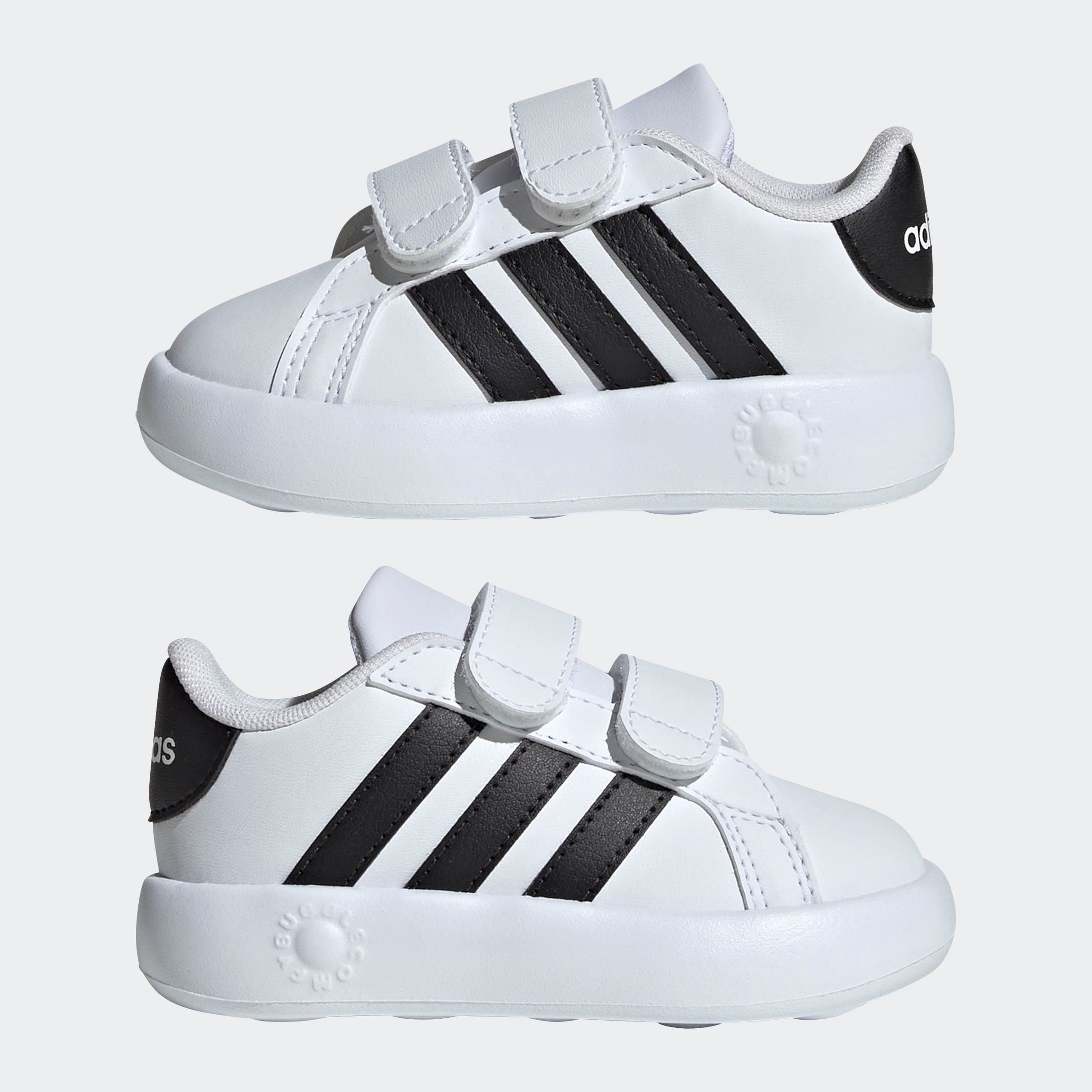 adidas Sportswear Klettschuh »GRAND COURT 2.0 KIDS«, Design auf den Spuren des adidas Superstar, für Kinder