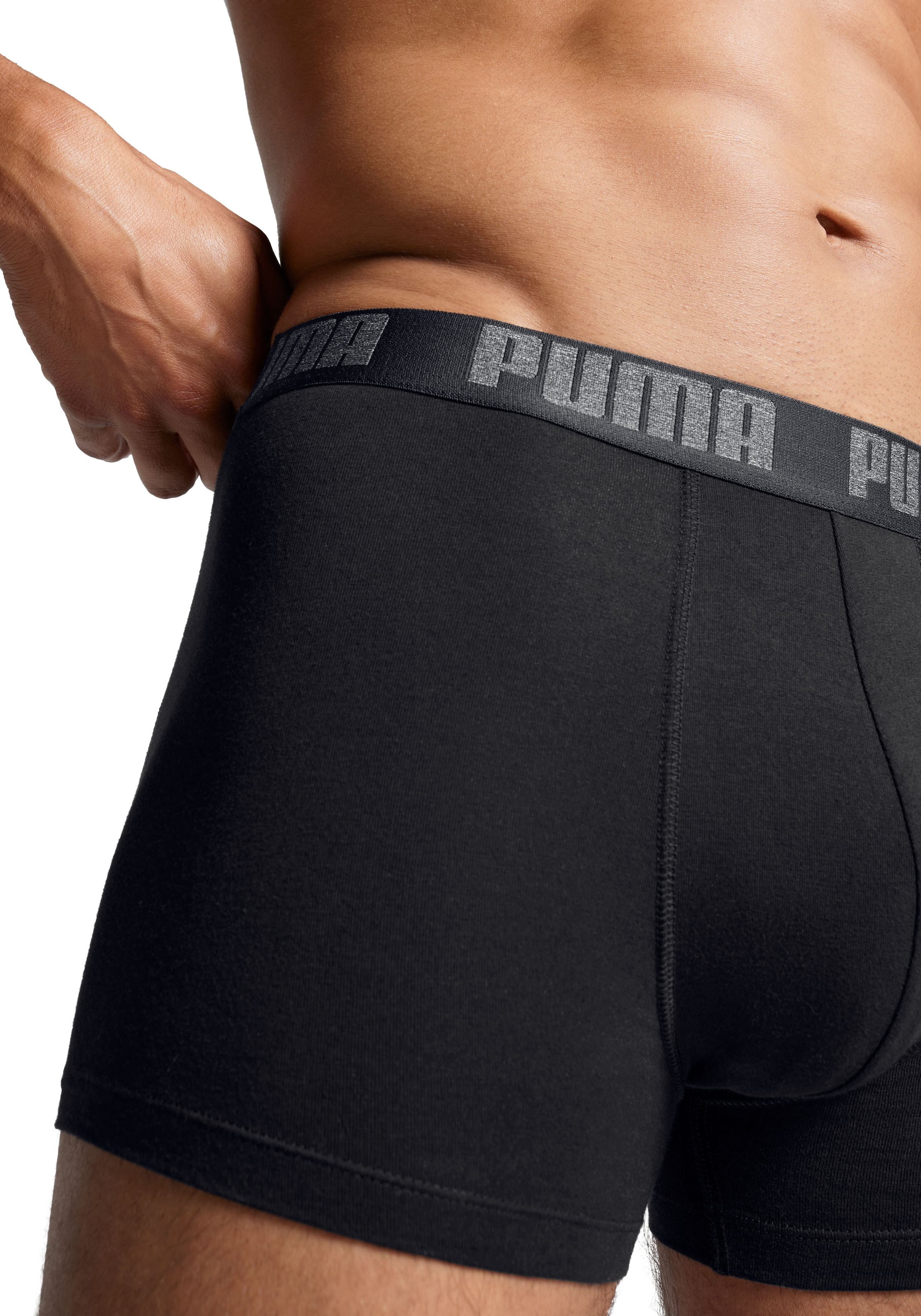 PUMA Boxer, (6er Pack), mit elastischem Logobund