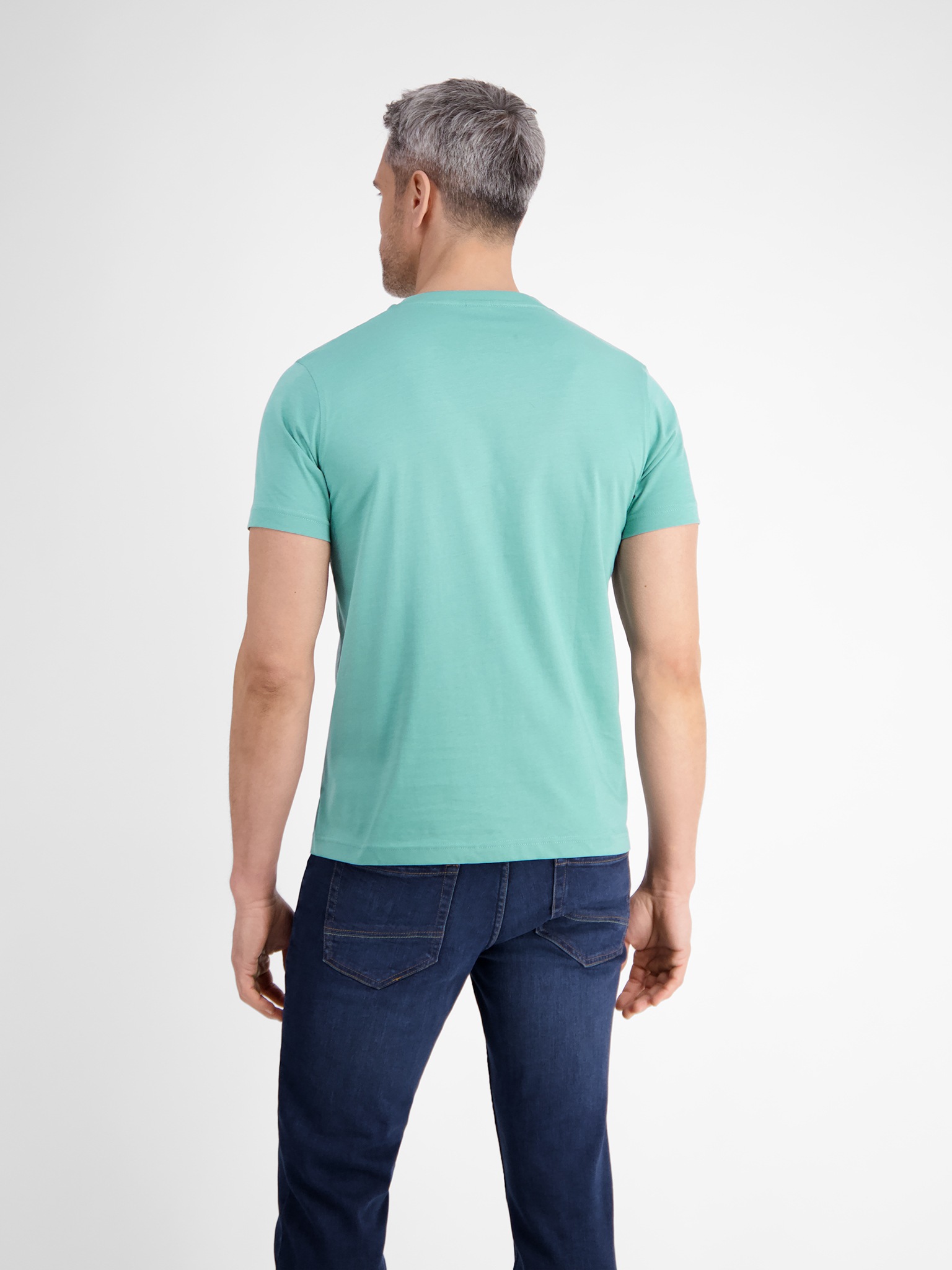 LERROS Rundhalsshirt mit Logo Stickerei günstig online kaufen