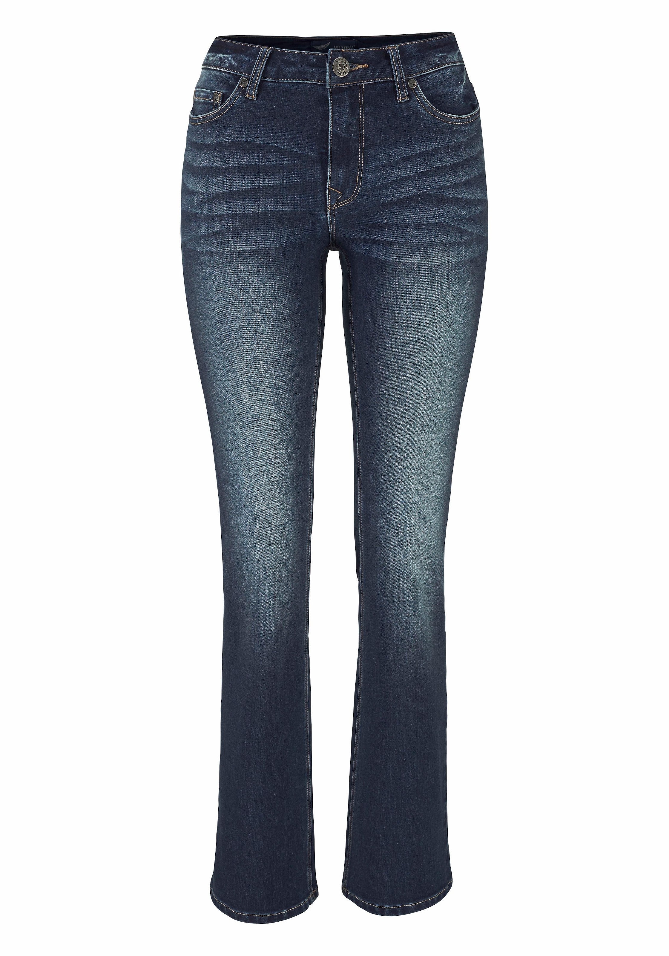 Arizona Bootcut-Jeans »Baby Bootcut«, High Waist