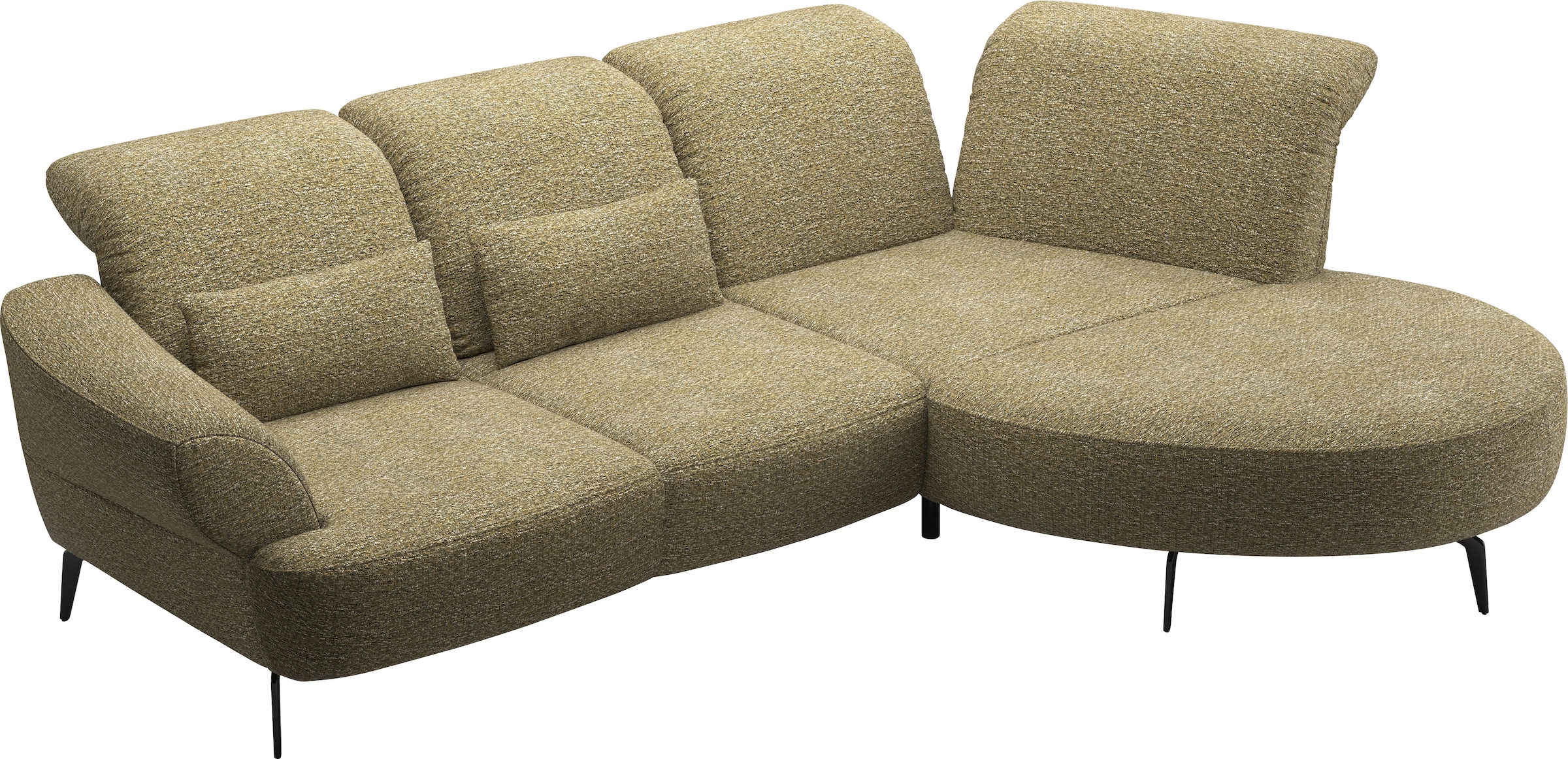 sit&more Ecksofa »Dance«, inkl.System Click&Seat und Sitztiefenverstellung