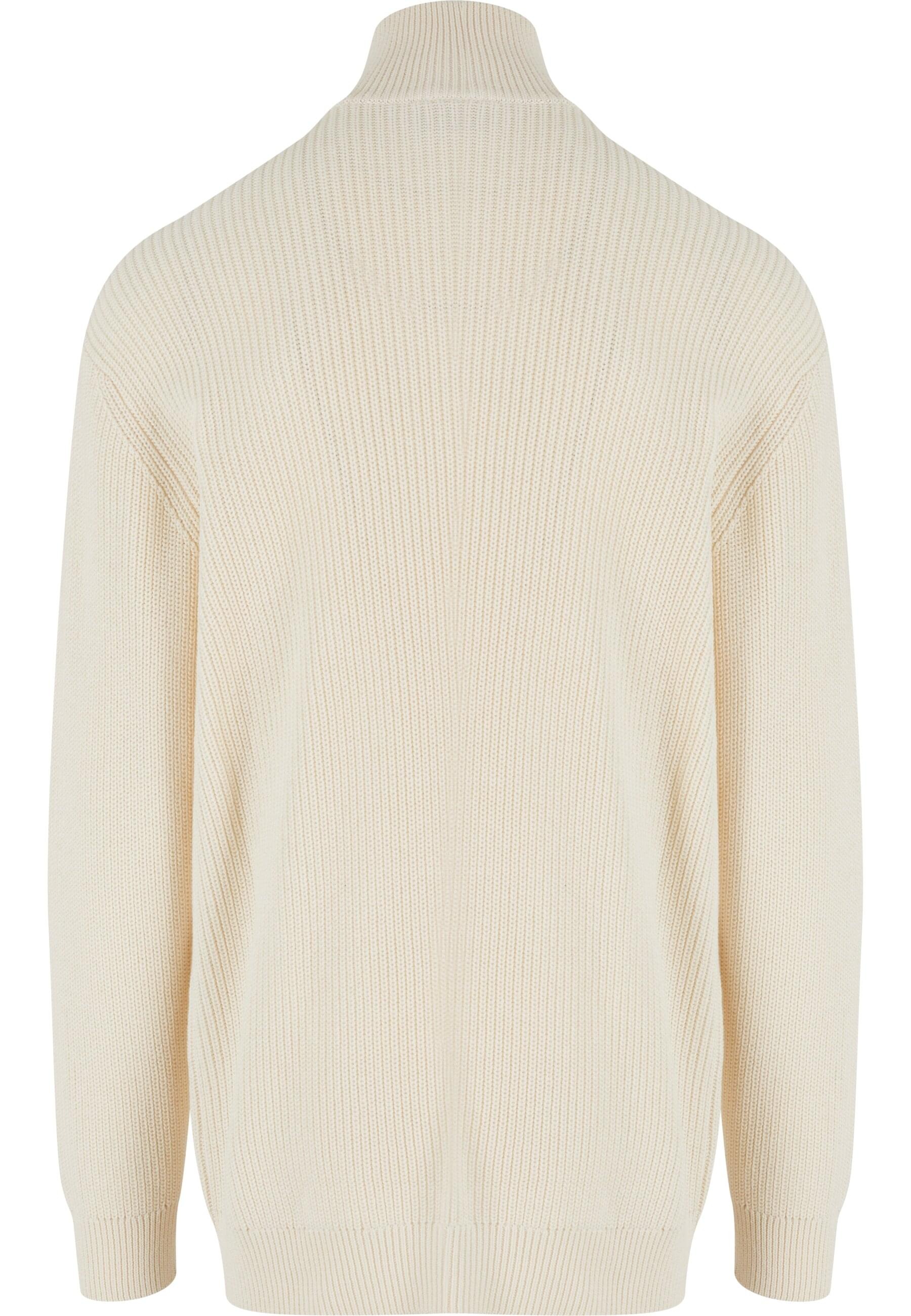 URBAN CLASSICS Sweater »Urban Classics Rib Basic Troyer«, (1 tlg.)