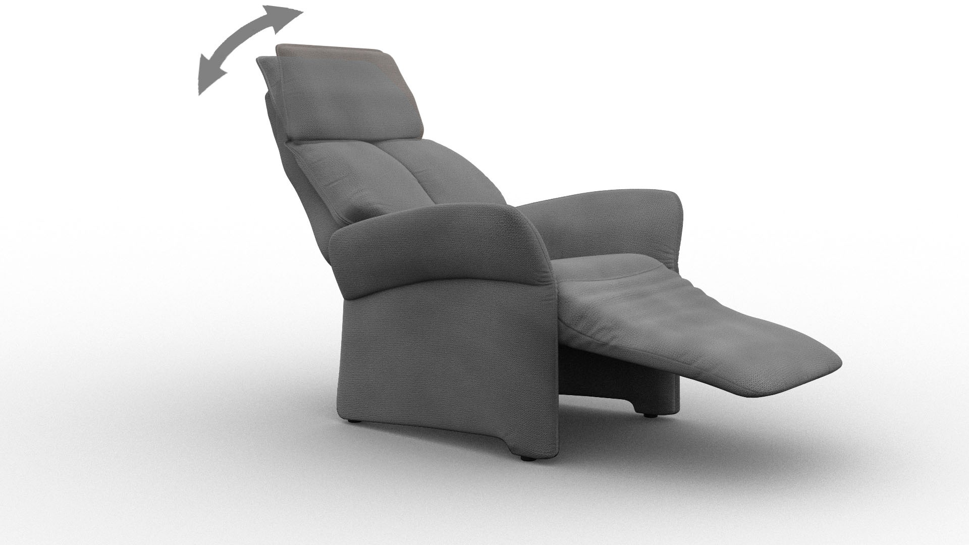 Thumbnail - alina Relaxsessel "Savin" in Größe S, Liegefläche 178 cm, verstellbar, optional mit Aufstehhilfe