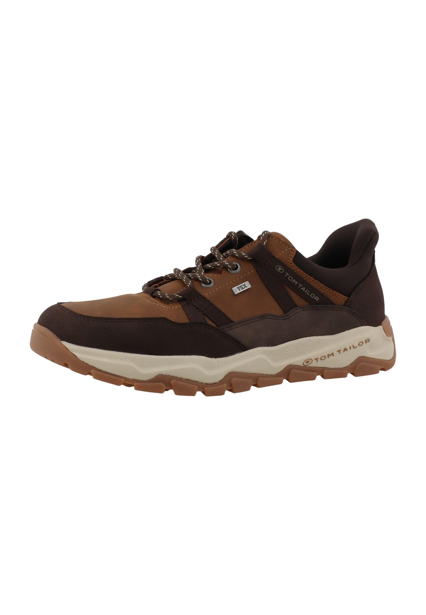 Trainingsschuh TOM TAILOR "Tom Tailor Sneakers Low", Herren, Gr. 41, cognac, Schuhe 2