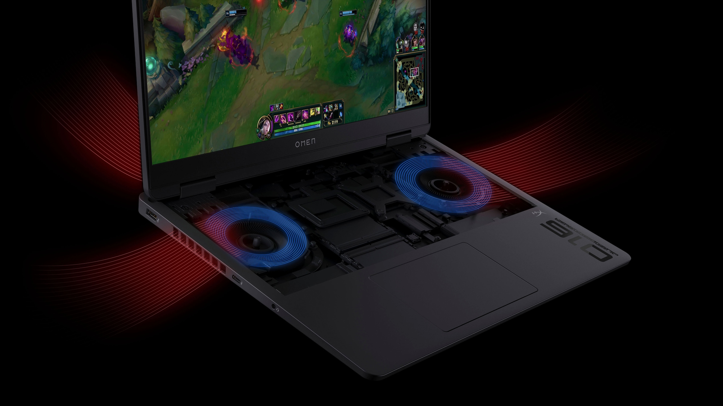 HP Gaming-Notebook »OMEN 16-am Intel«, 40,64 cm, / 16 Zoll, Intel, Core i7, GeForce RTX 5060, 1000 GB SSD