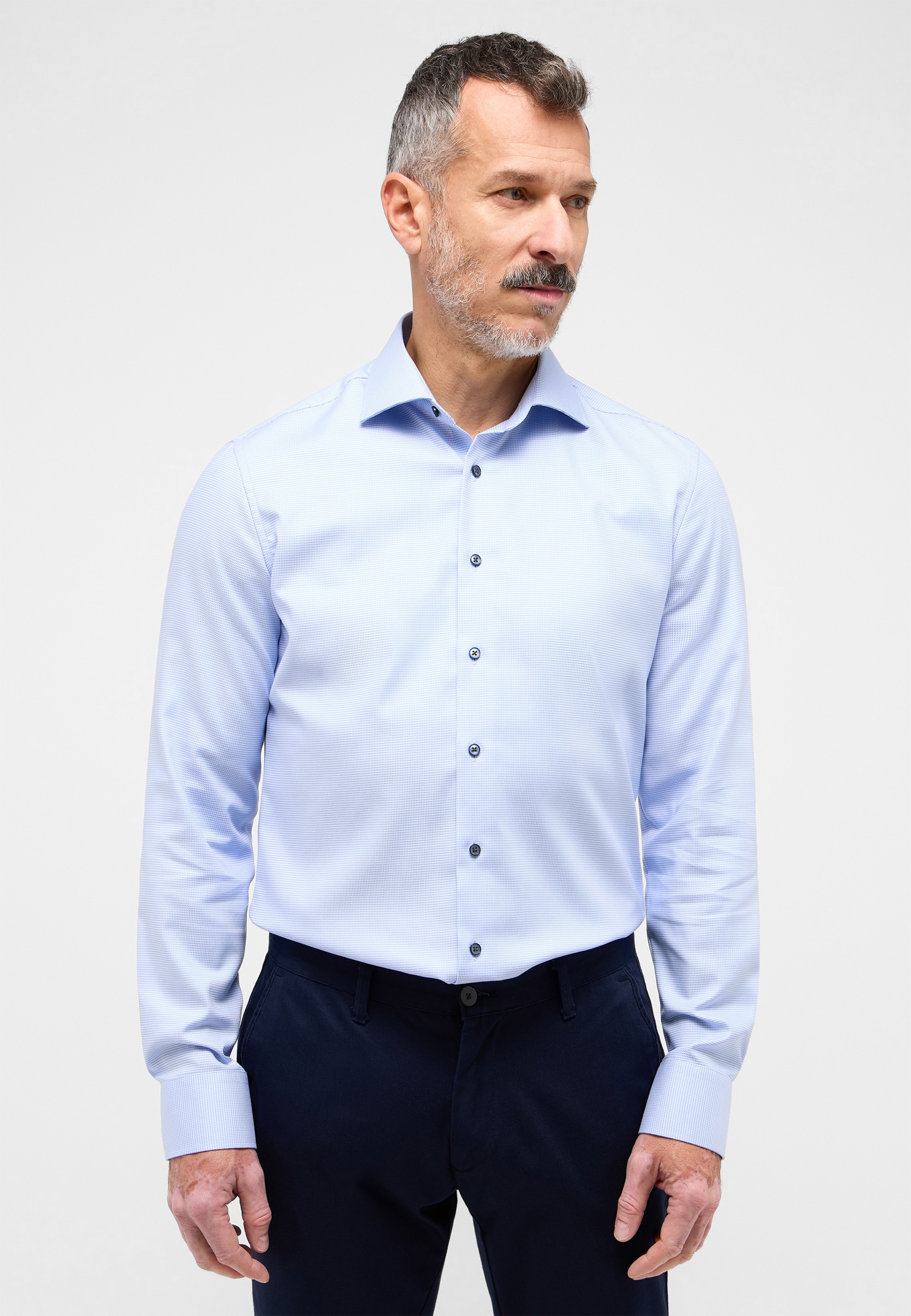 Eterna Langarmhemd "SLIM FIT", NON IRON (bügelfrei) günstig online kaufen
