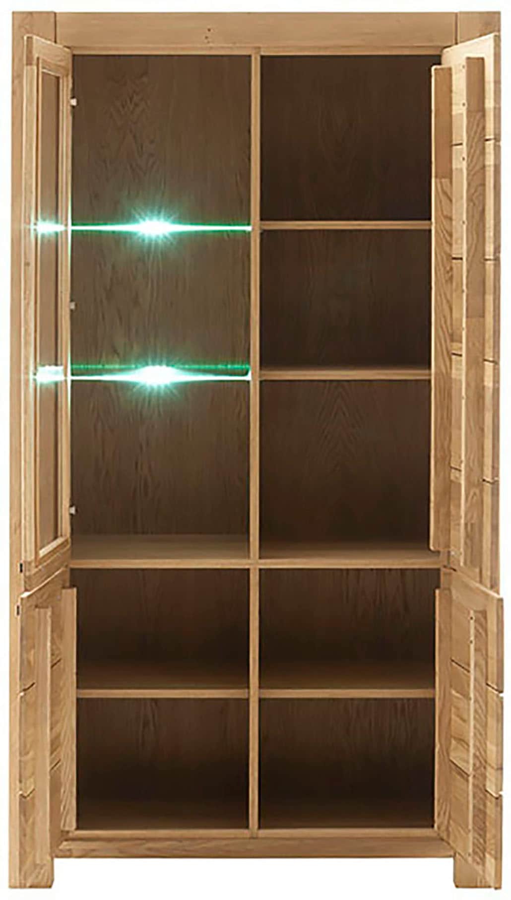 MCA living Vitrine »SILIAS Vitrine groß«, (1 St.), gedämpfte Türen