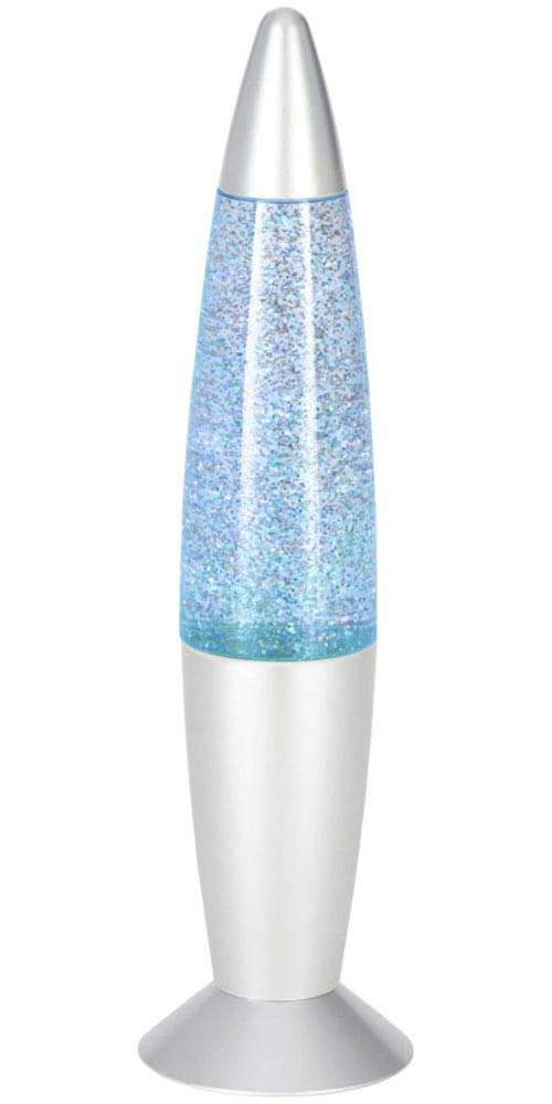EGLO LED Tischleuchte »GLITTER« LED-Modul 1 Stk. LED Lavalampe Glitter, RGB Glitzerlampe mit Timer und Farbwechsel
